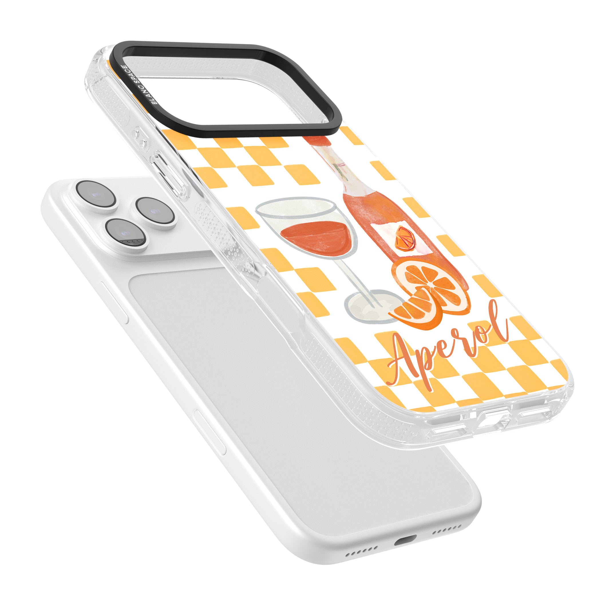 Checked Spritz iPhone 17 Pro Impact Air Clear Phone Case Colours