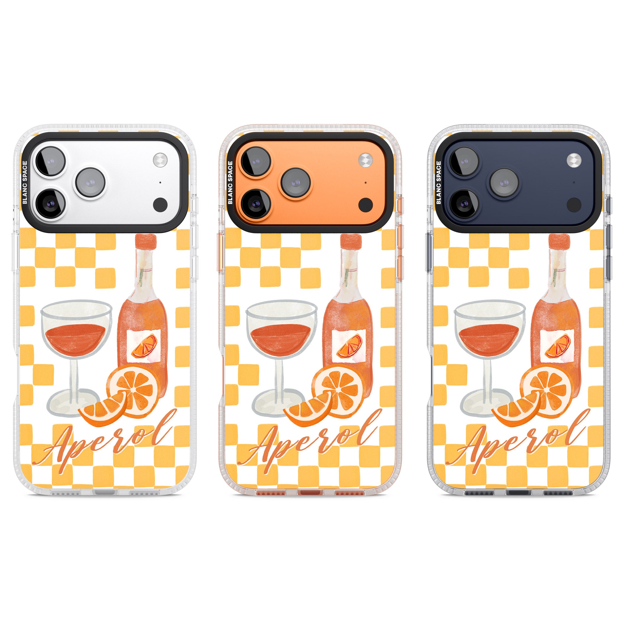 Checked Spritz iPhone 17 Pro Impact Air Clear Phone Case APT Impact Protection