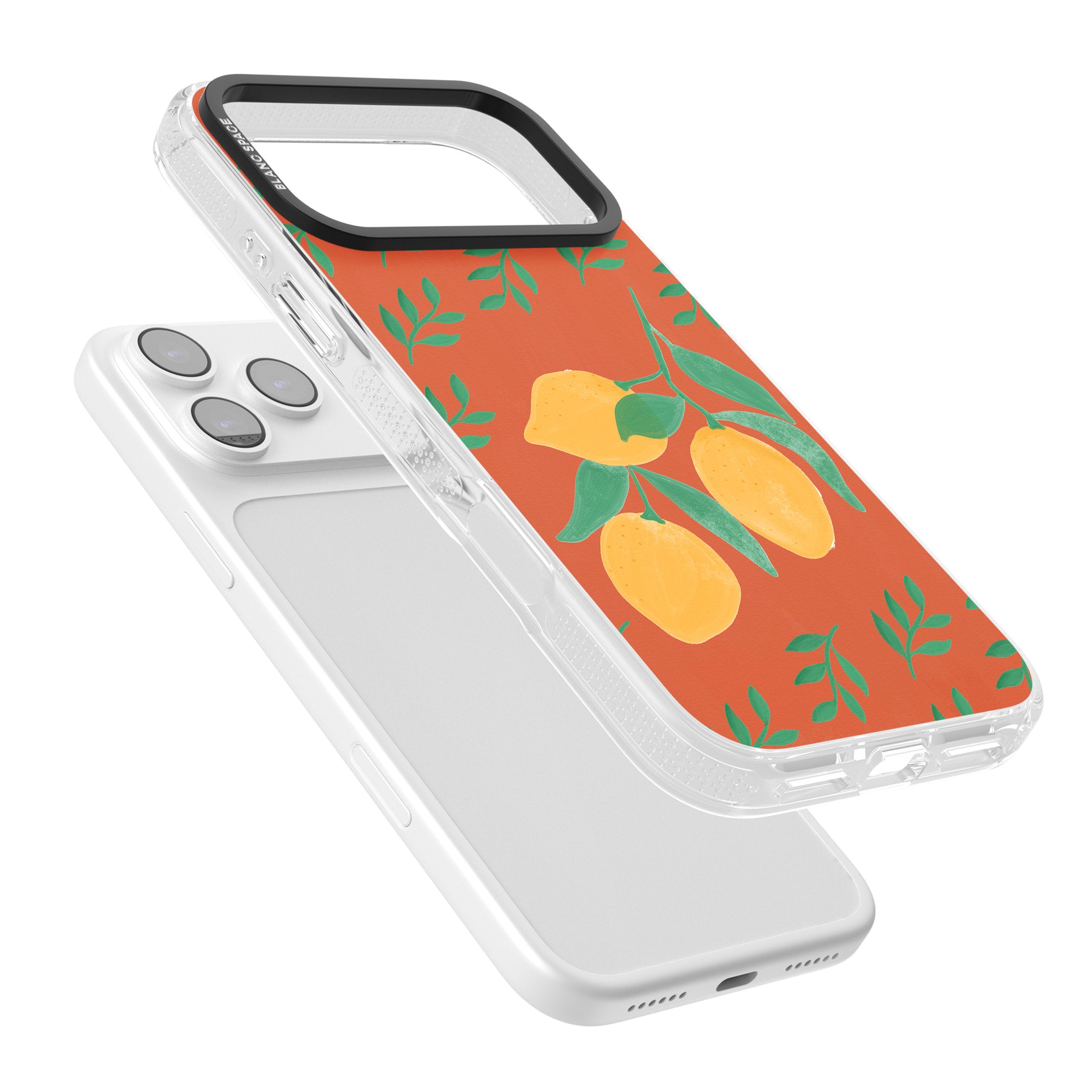 Tuscan Lemons iPhone 17 Pro Max Impact Air Clear Phone Case Colours