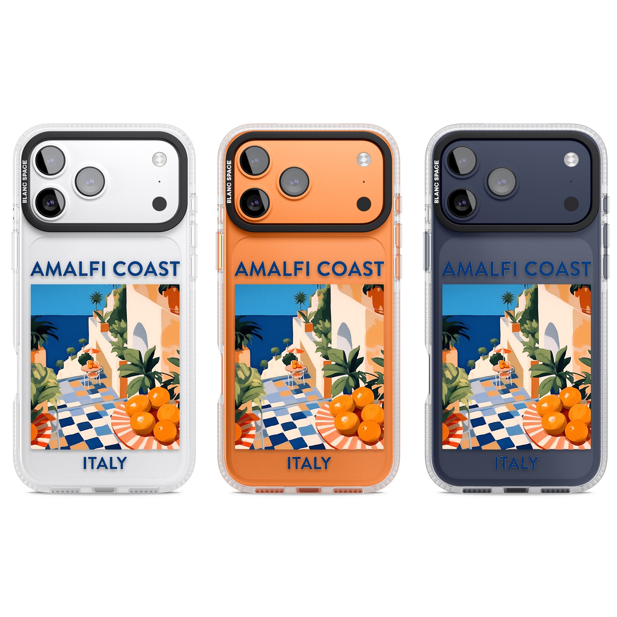 Amalfi Coast iPhone 17 Pro Impact Air Clear Phone Case APT Impact Protection