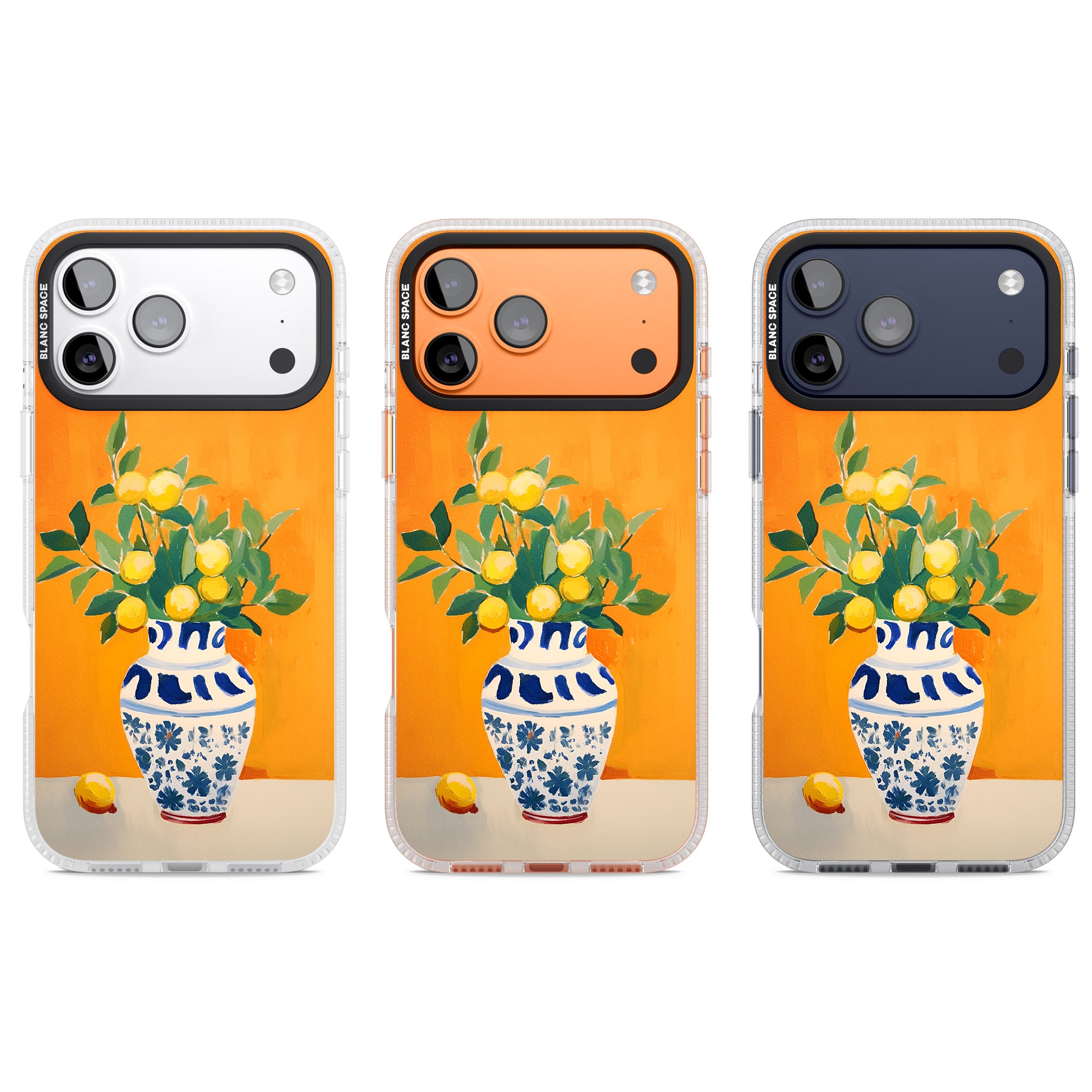 Lemon Vase iPhone 17 Pro Impact Air Clear Phone Case APT Impact Protection