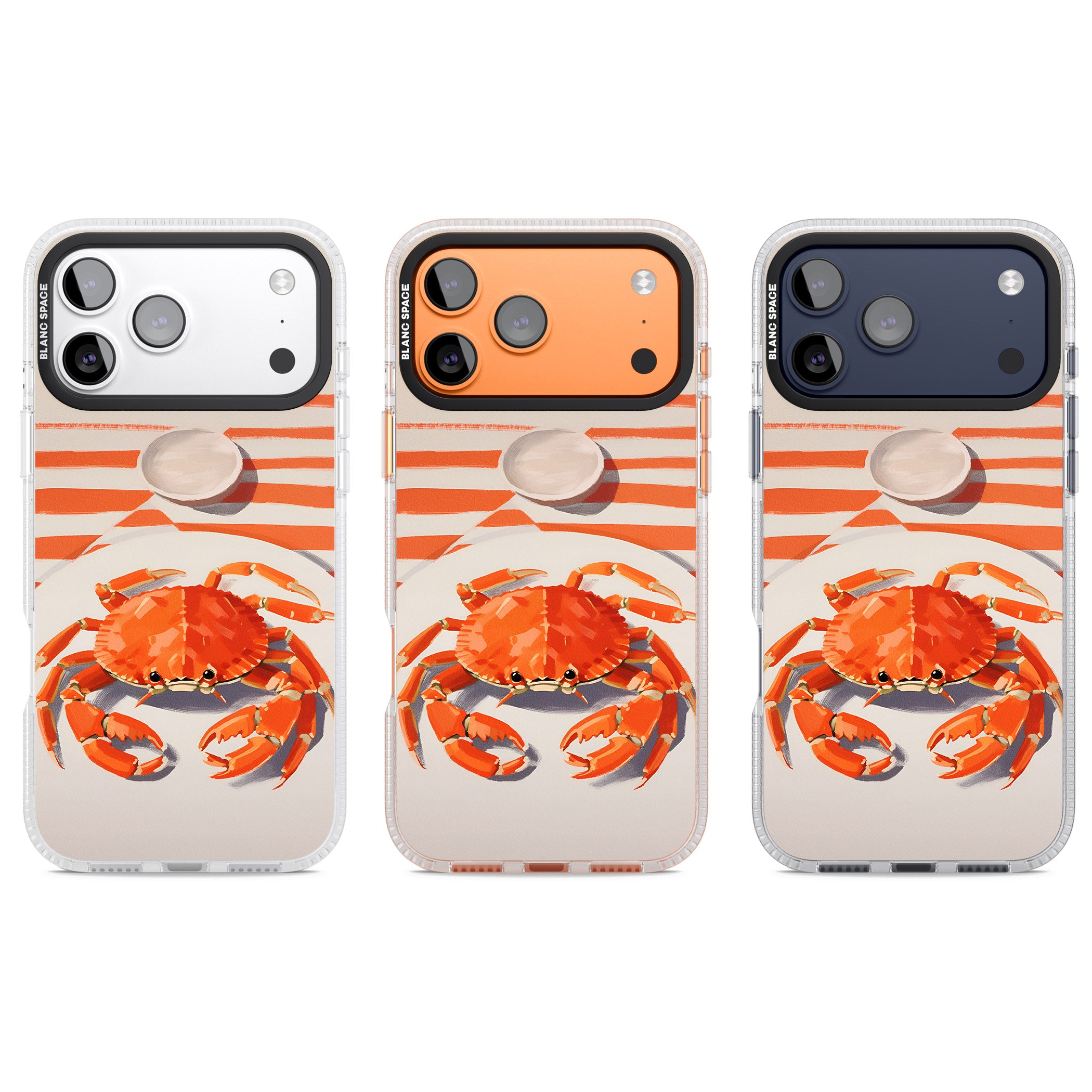Beach Crab iPhone 17 Pro Impact Air Clear Phone Case APT Impact Protection