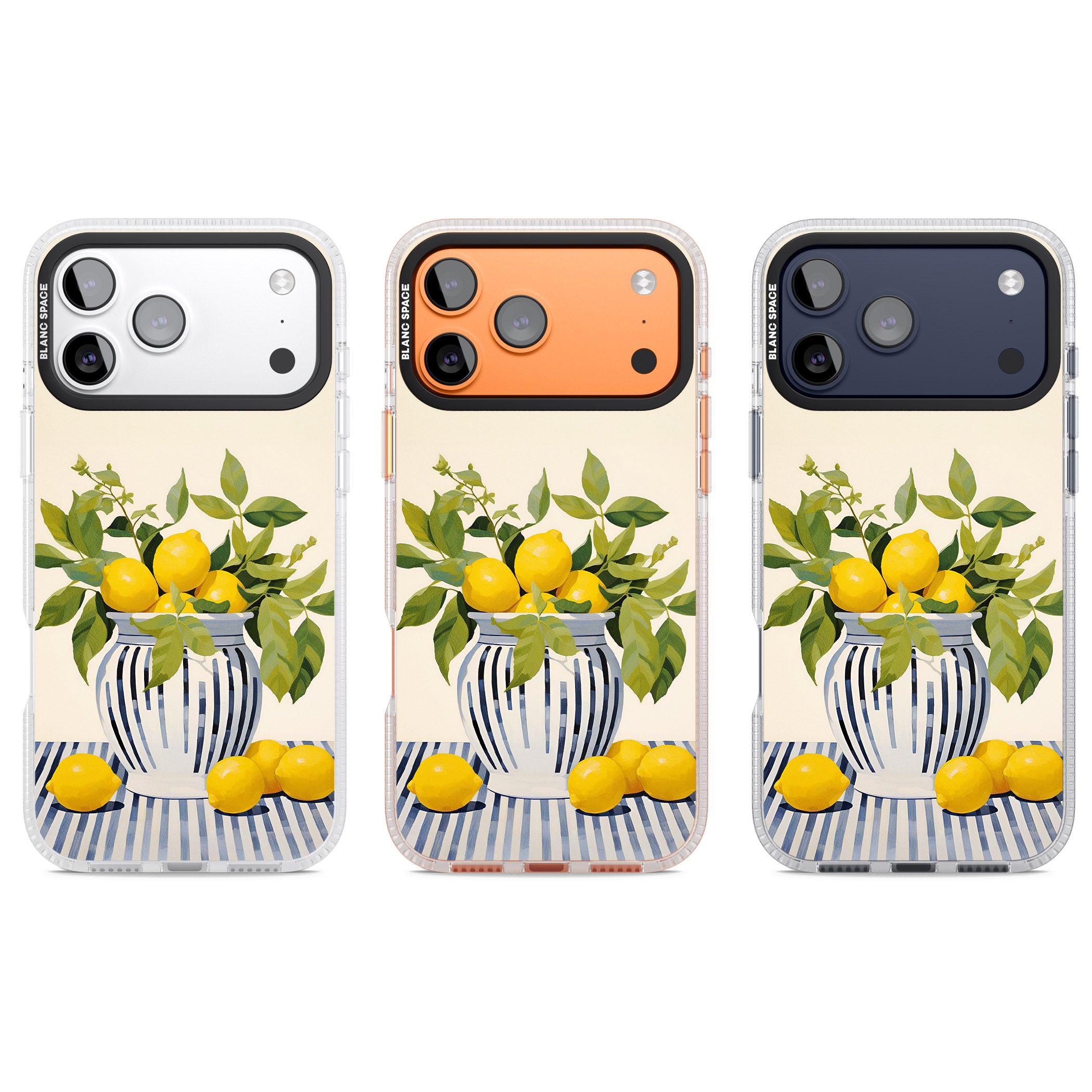 Lemon Plant Vase iPhone 17 Pro Impact Air Clear Phone Case APT Impact Protection