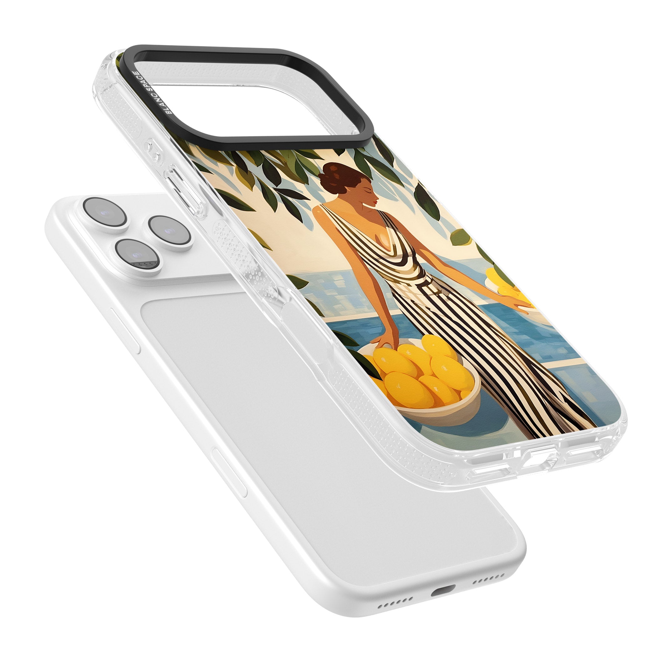 Lemon Picking iPhone 17 Pro Impact Air Clear Phone Case Colours