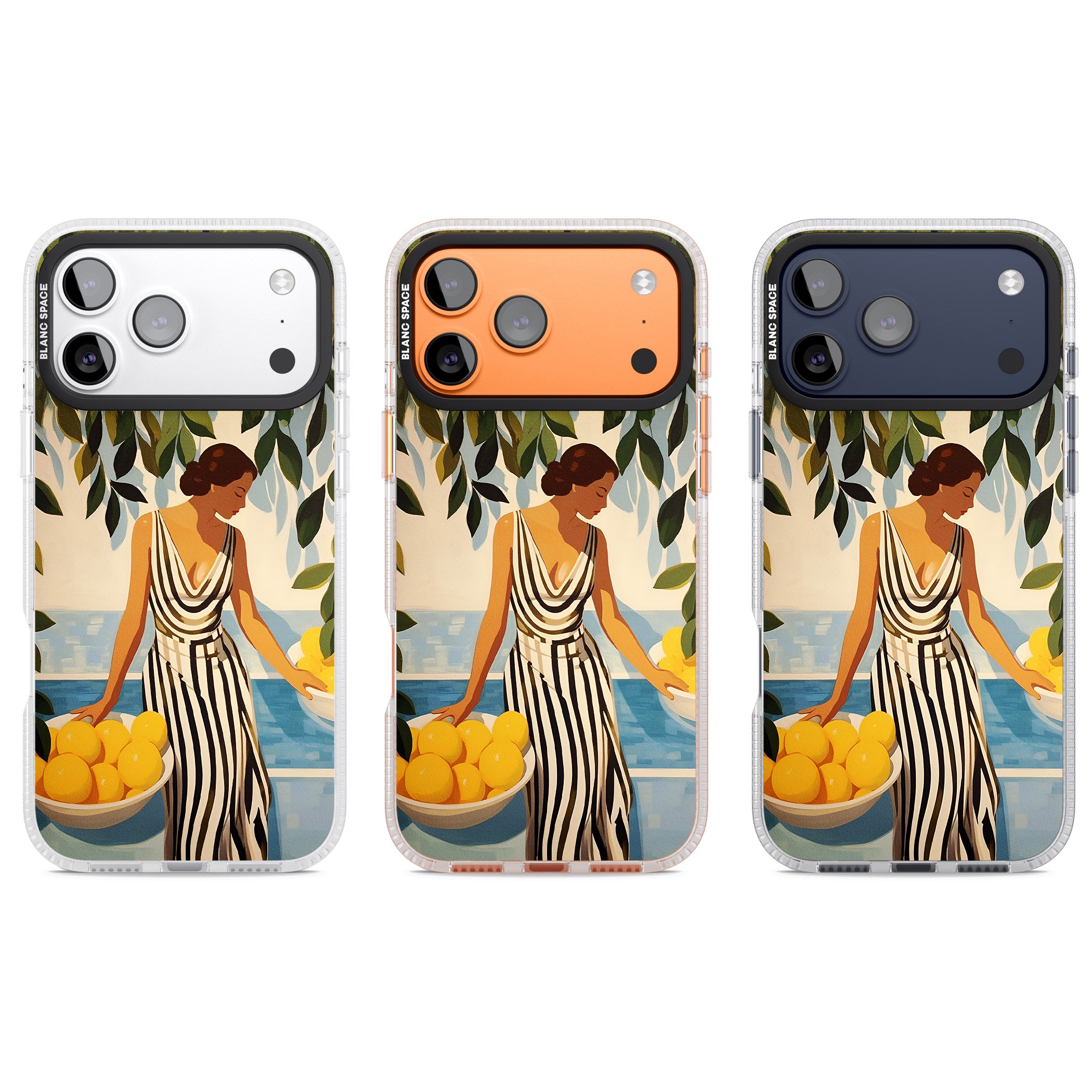 Lemon Picking iPhone 17 Pro Impact Air Clear Phone Case APT Impact Protection