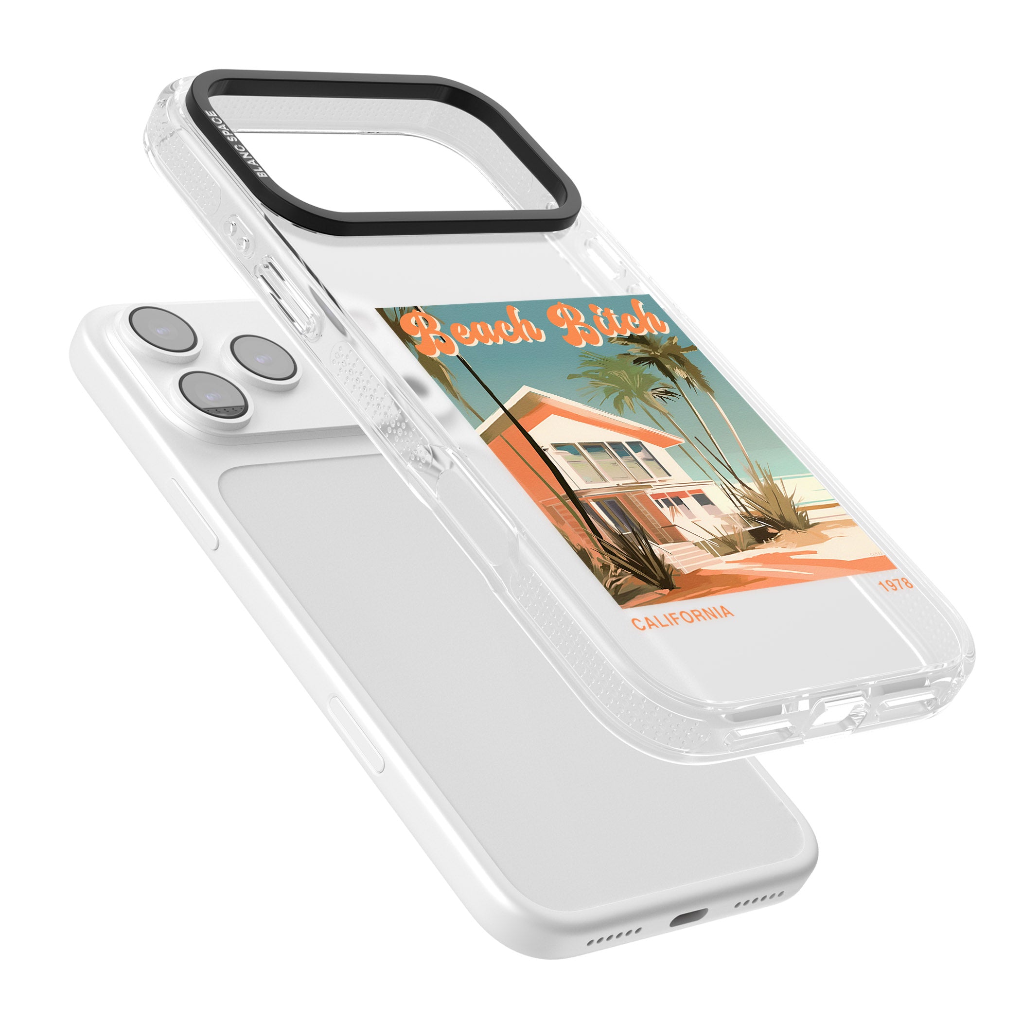 Beach B*tch iPhone 17 Pro Max Impact Air Clear Phone Case Colours