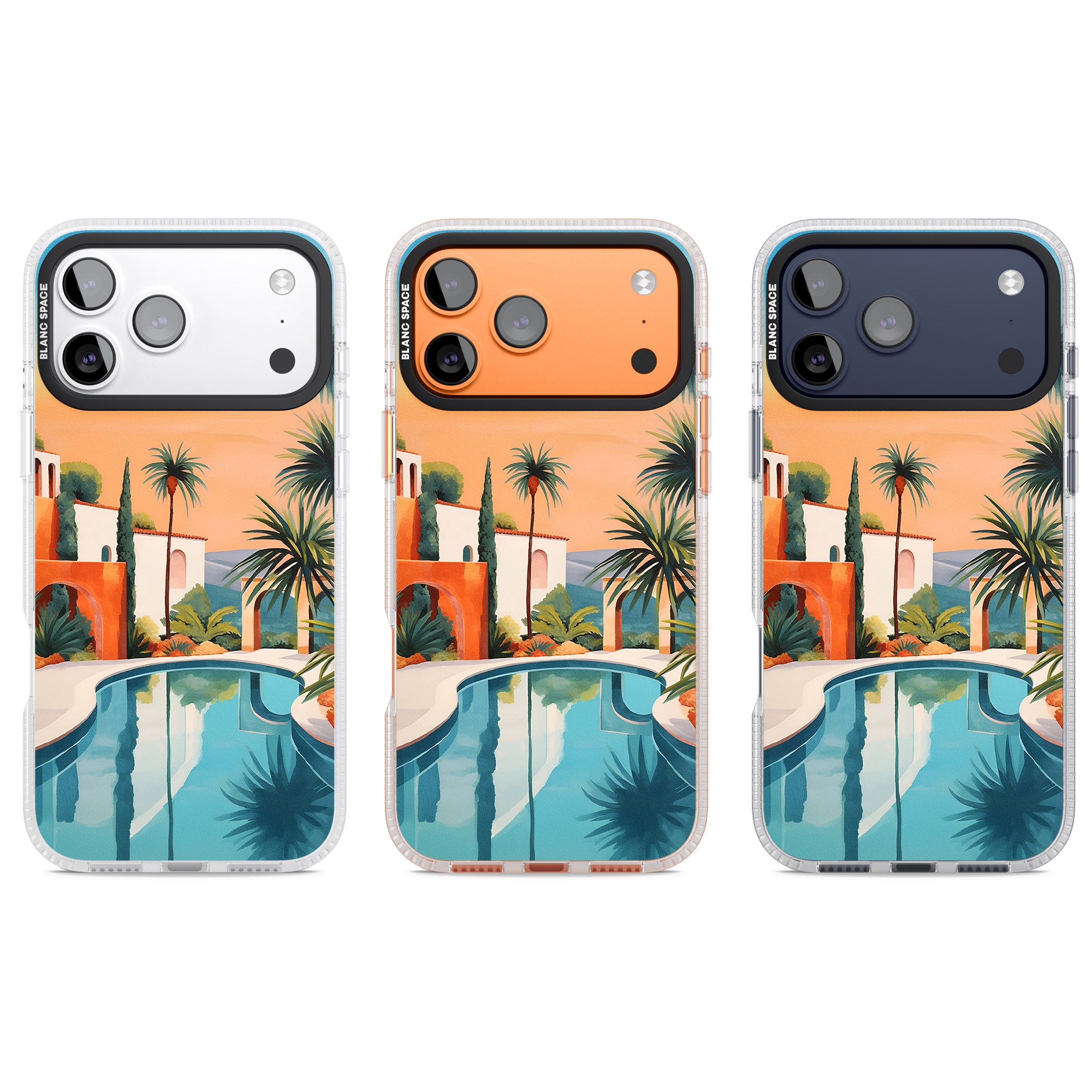 Villa Sunset iPhone 17 Pro Impact Air Clear Phone Case APT Impact Protection