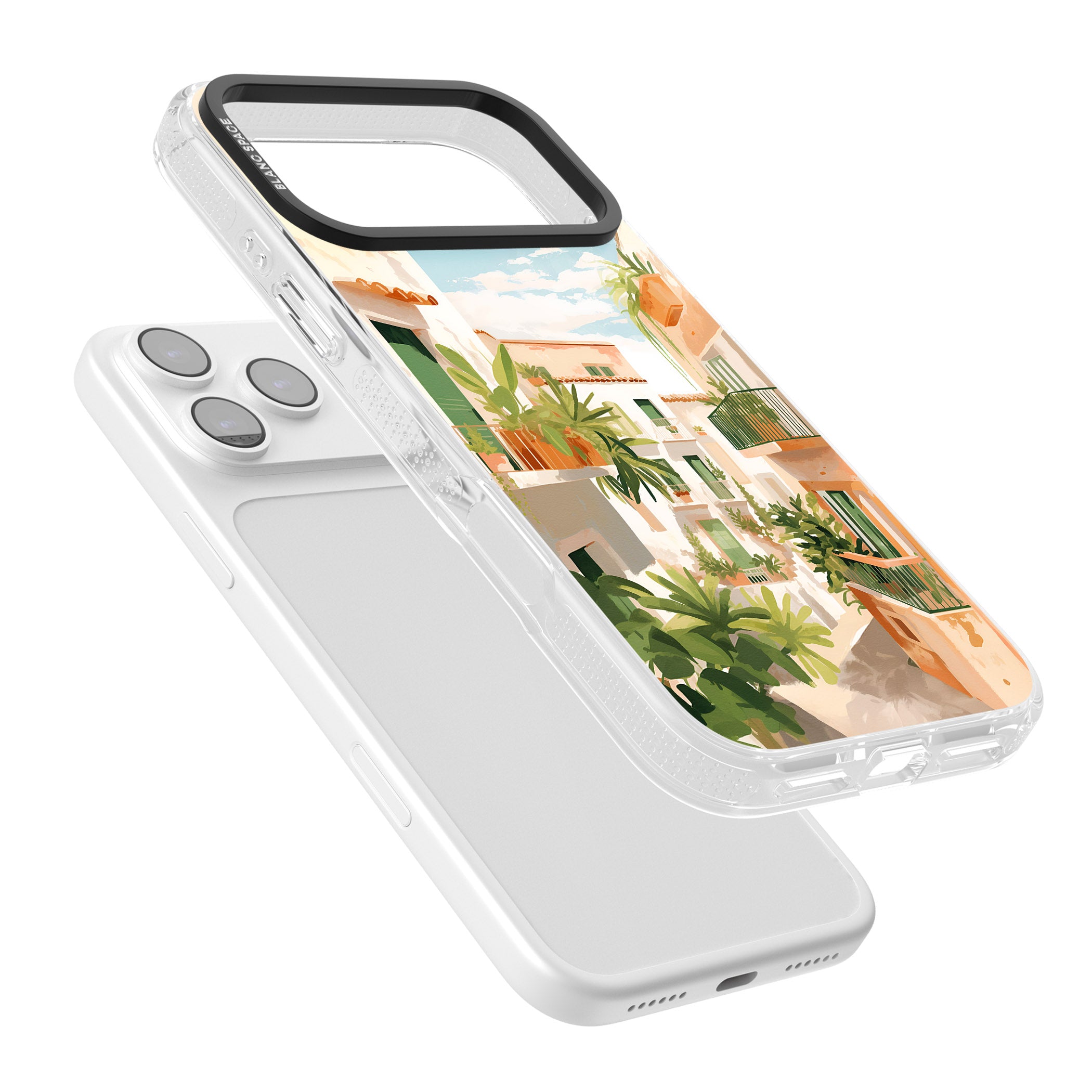 Tuscan Balconies iPhone 17 Pro Max Impact Air Clear Phone Case Colours