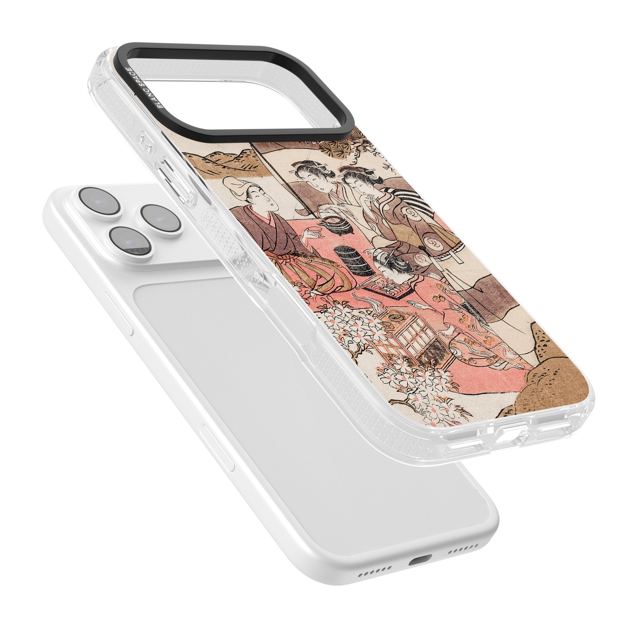 Japanese Afternoon Tea iPhone 17 Pro Impact Air Clear Phone Case Colours