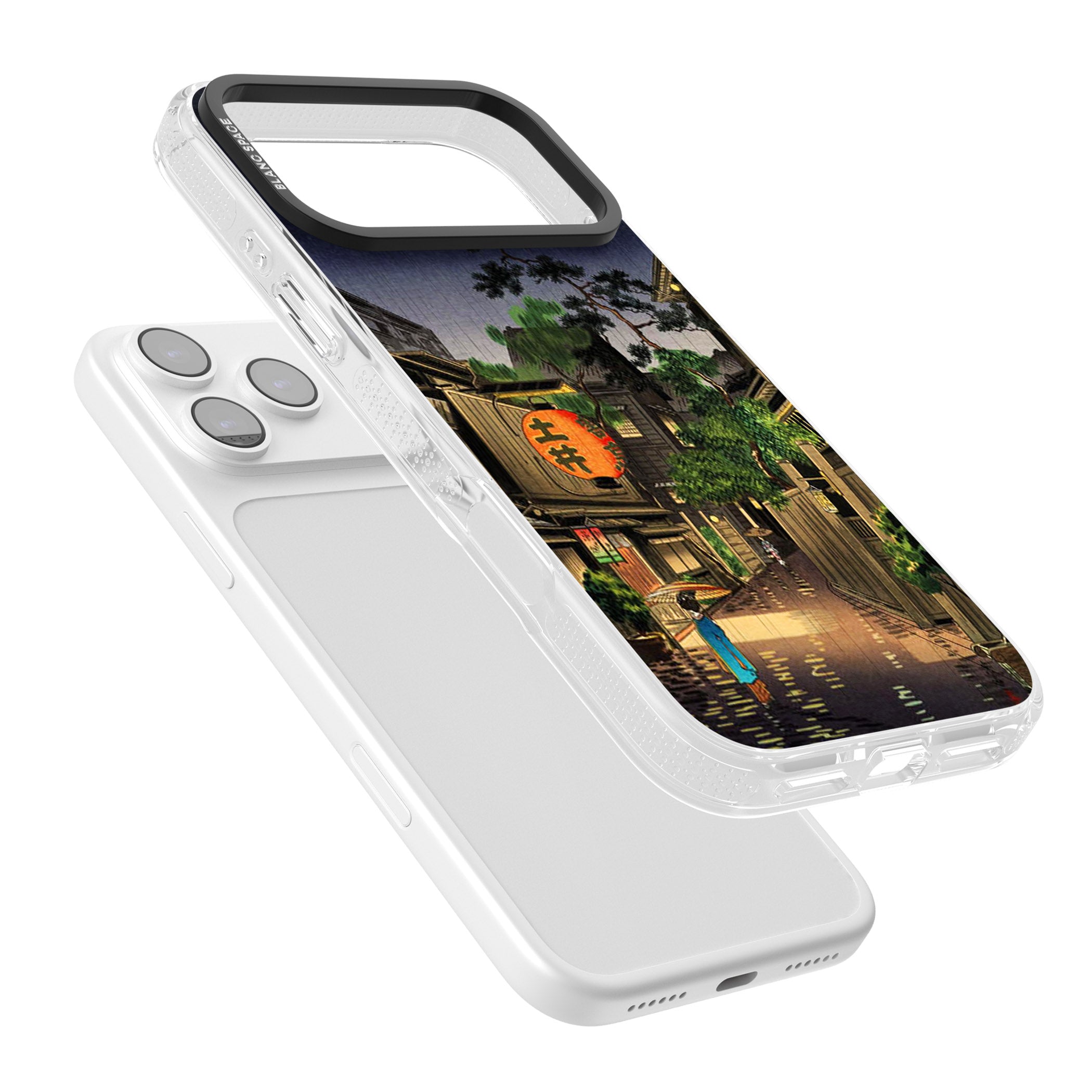 Evening In Ushigome iPhone 17 Pro Impact Air Clear Phone Case Colours