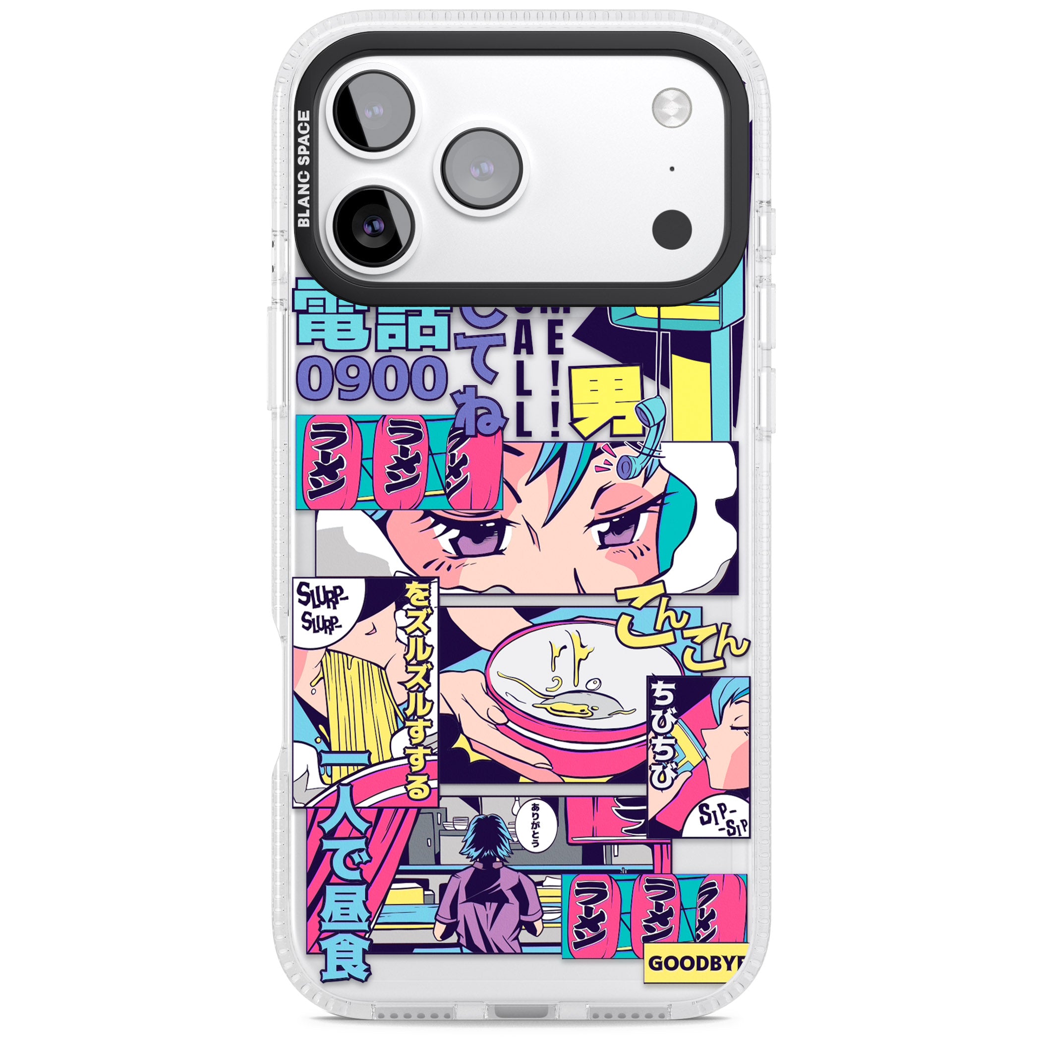 Vibrant Anime Comic iPhone 17 Pro Max Impact Air Clear Phone Case
