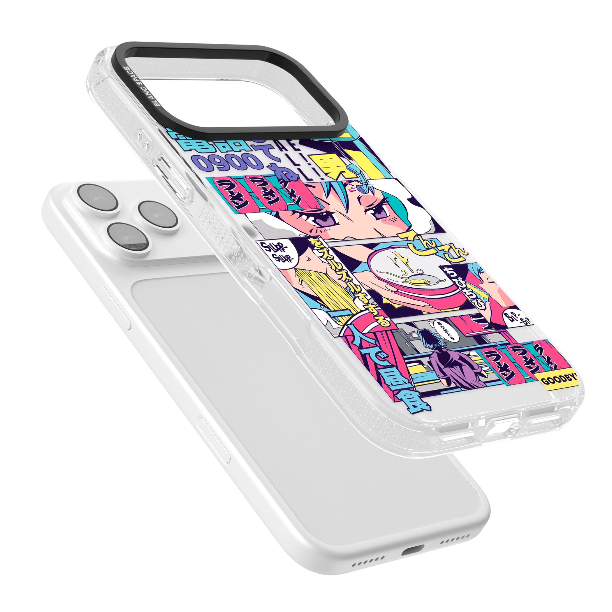 Vibrant Anime Comic iPhone 17 Pro Max Impact Air Clear Phone Case Colours