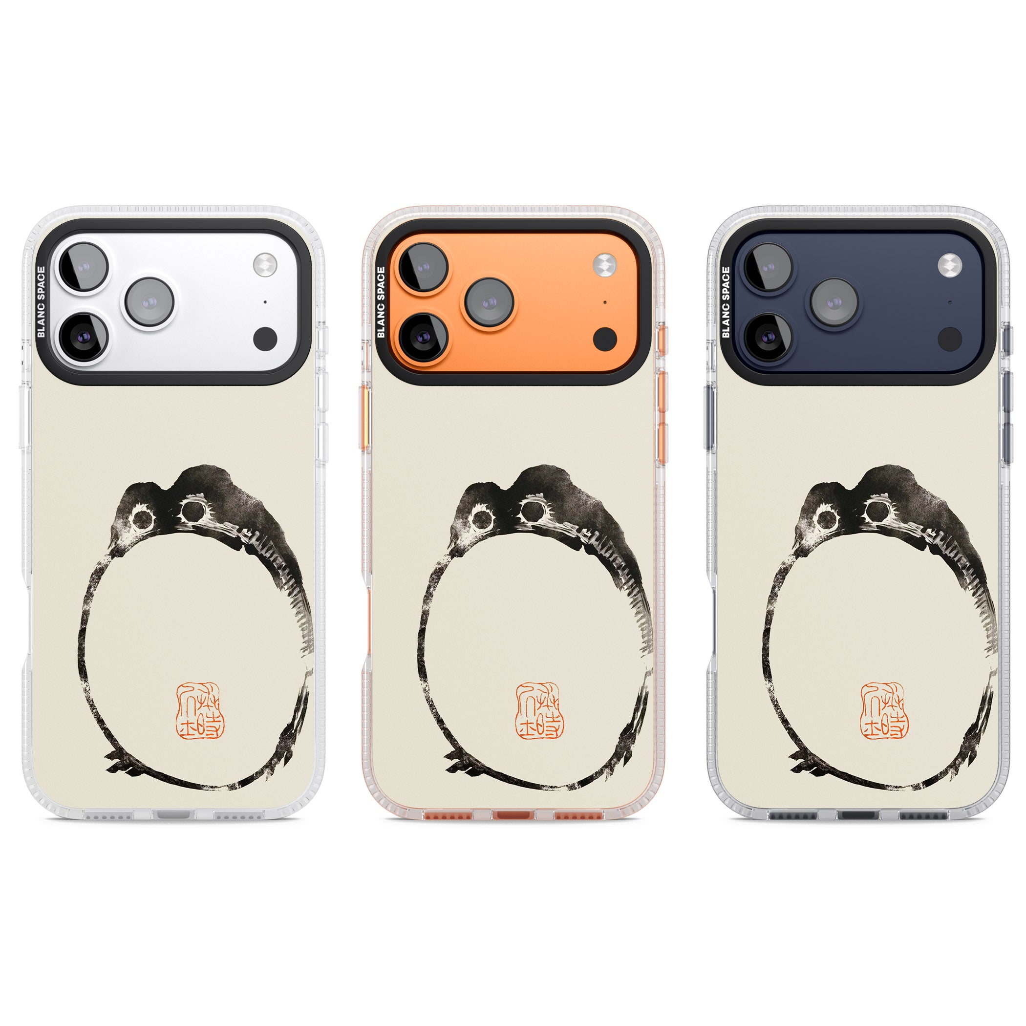 Matsumoto Hoji Round Frog iPhone 17 Pro Impact Air Clear Phone Case APT Impact Protection