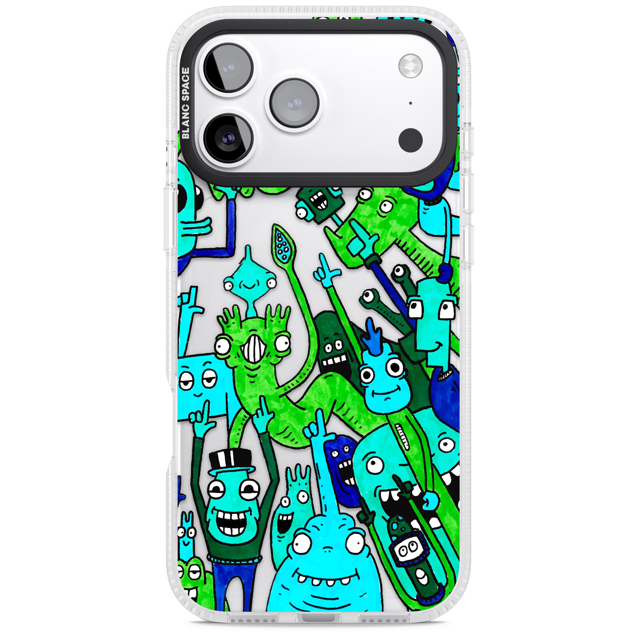 Don'T Point iPhone 17 Pro Max Impact Air Clear Phone Case