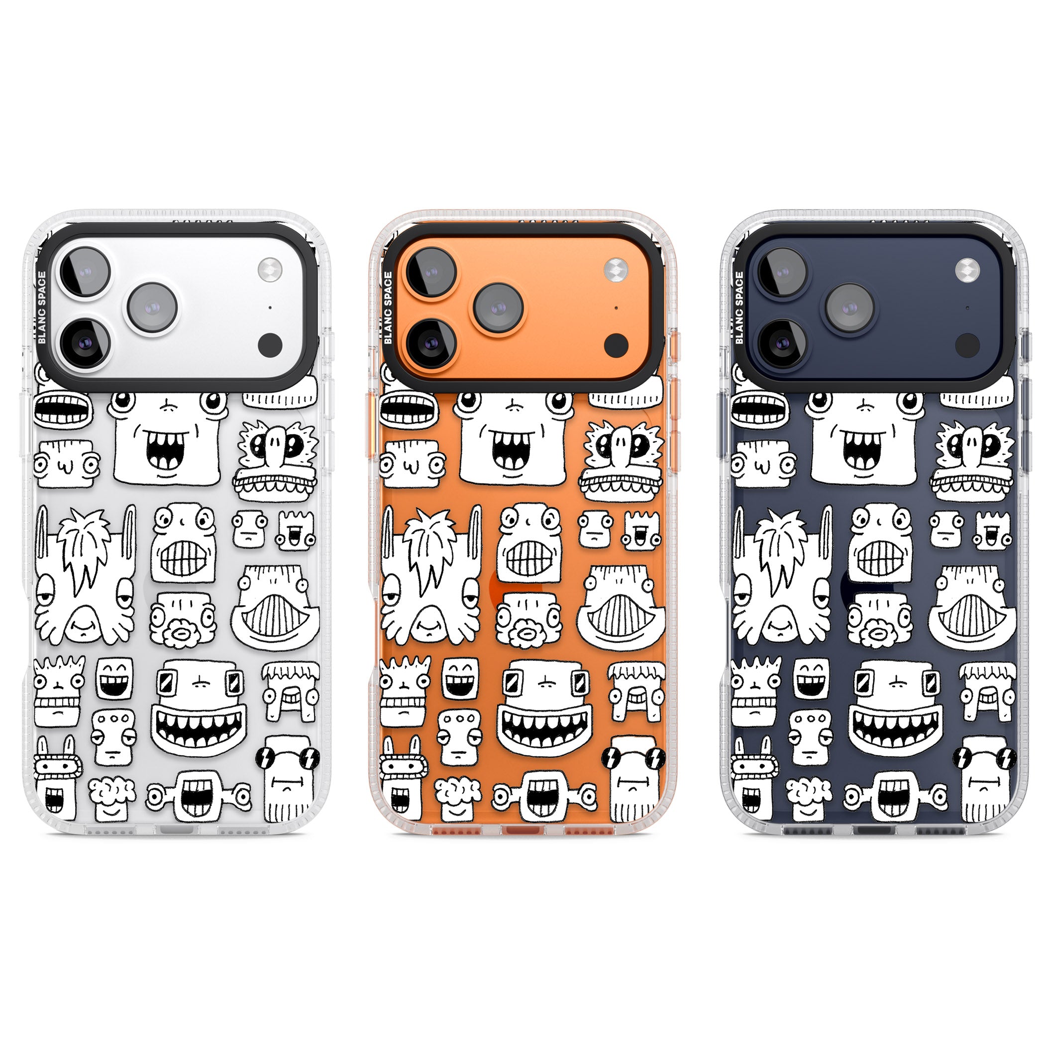 Burst Heads iPhone 17 Pro Impact Air Clear Phone Case APT Impact Protection