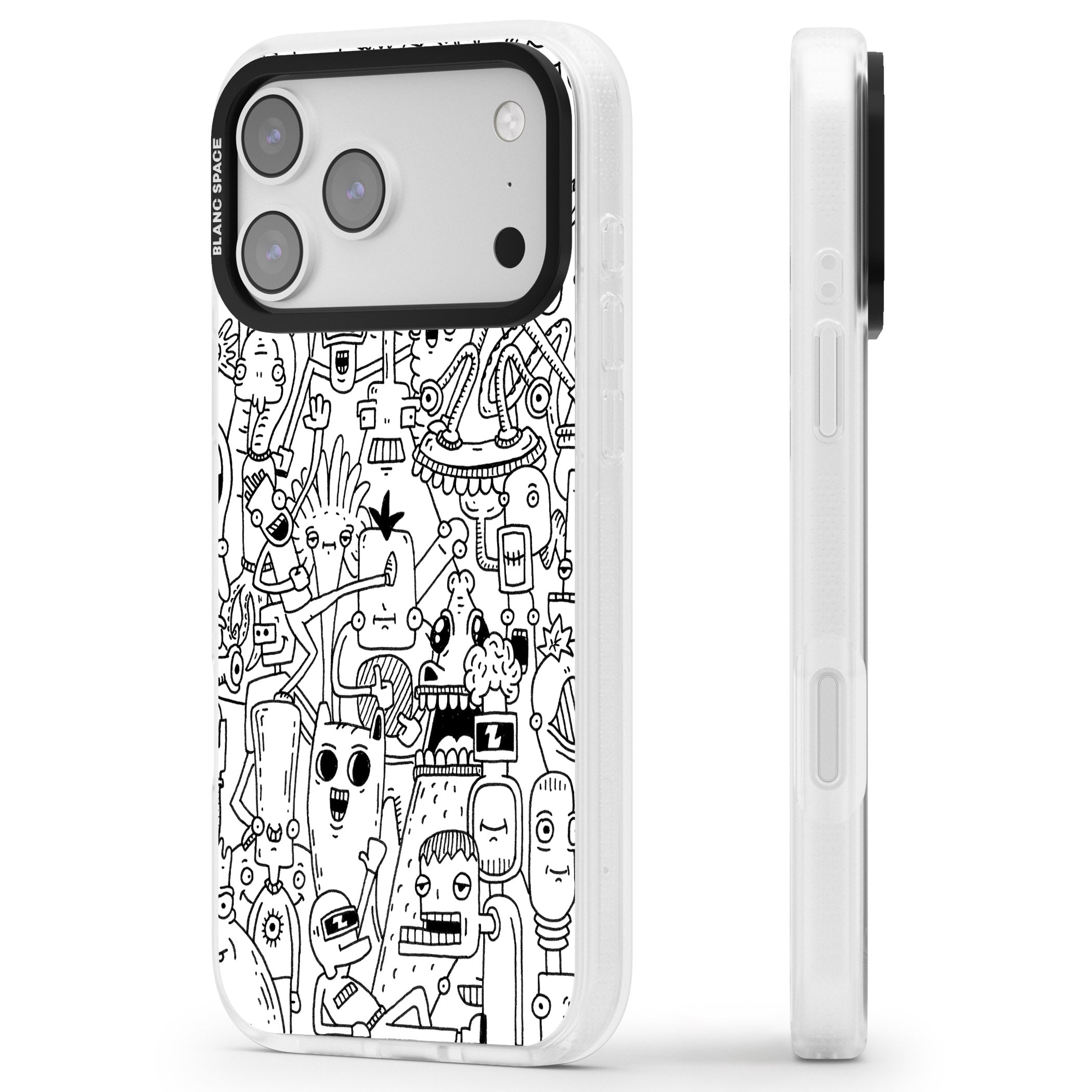 Stack Original iPhone 17 Pro Max Impact Air Clear Phone Case Side Profile