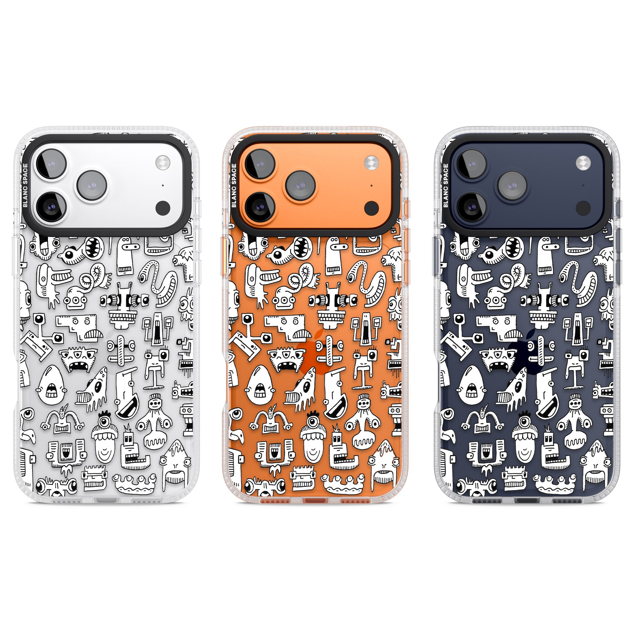 Weird Friends iPhone 17 Pro Impact Air Clear Phone Case APT Impact Protection