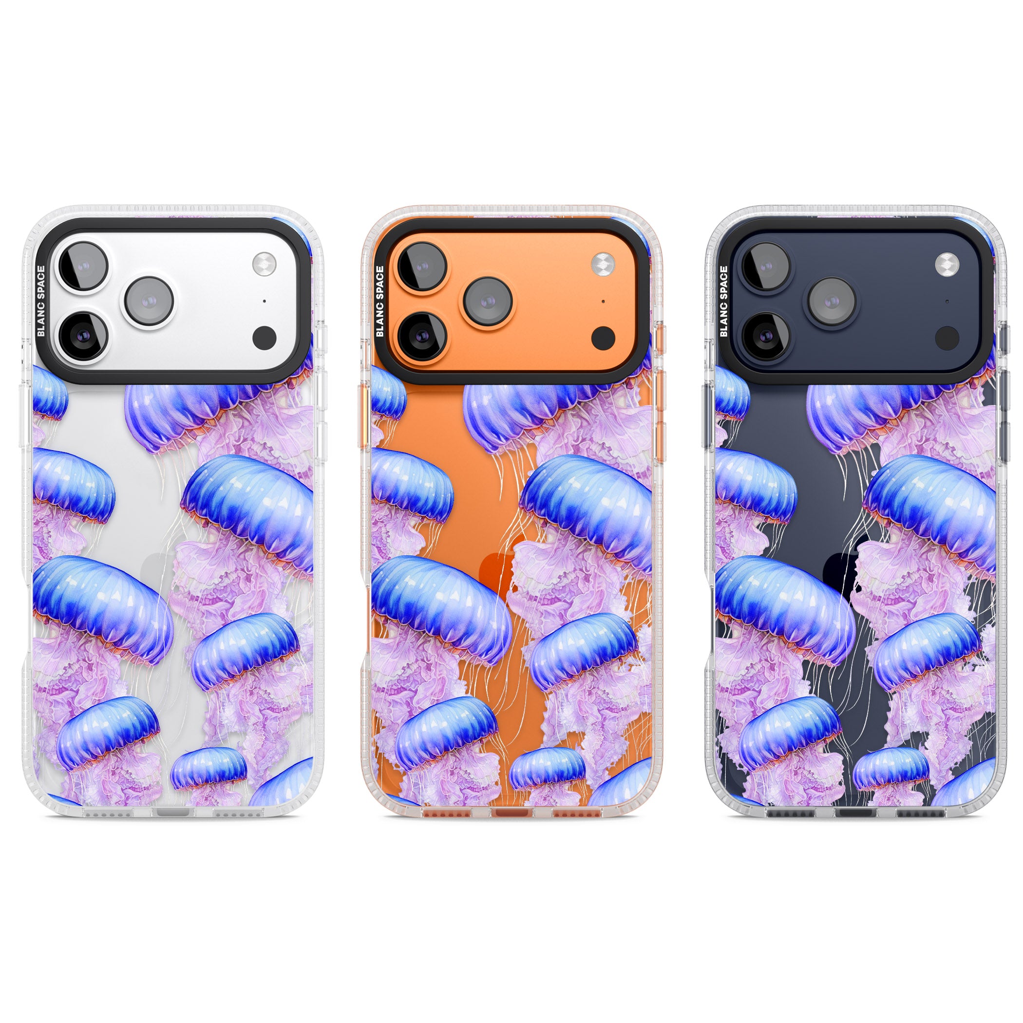 Jellyfish iPhone 17 Pro Impact Air Clear Phone Case APT Impact Protection