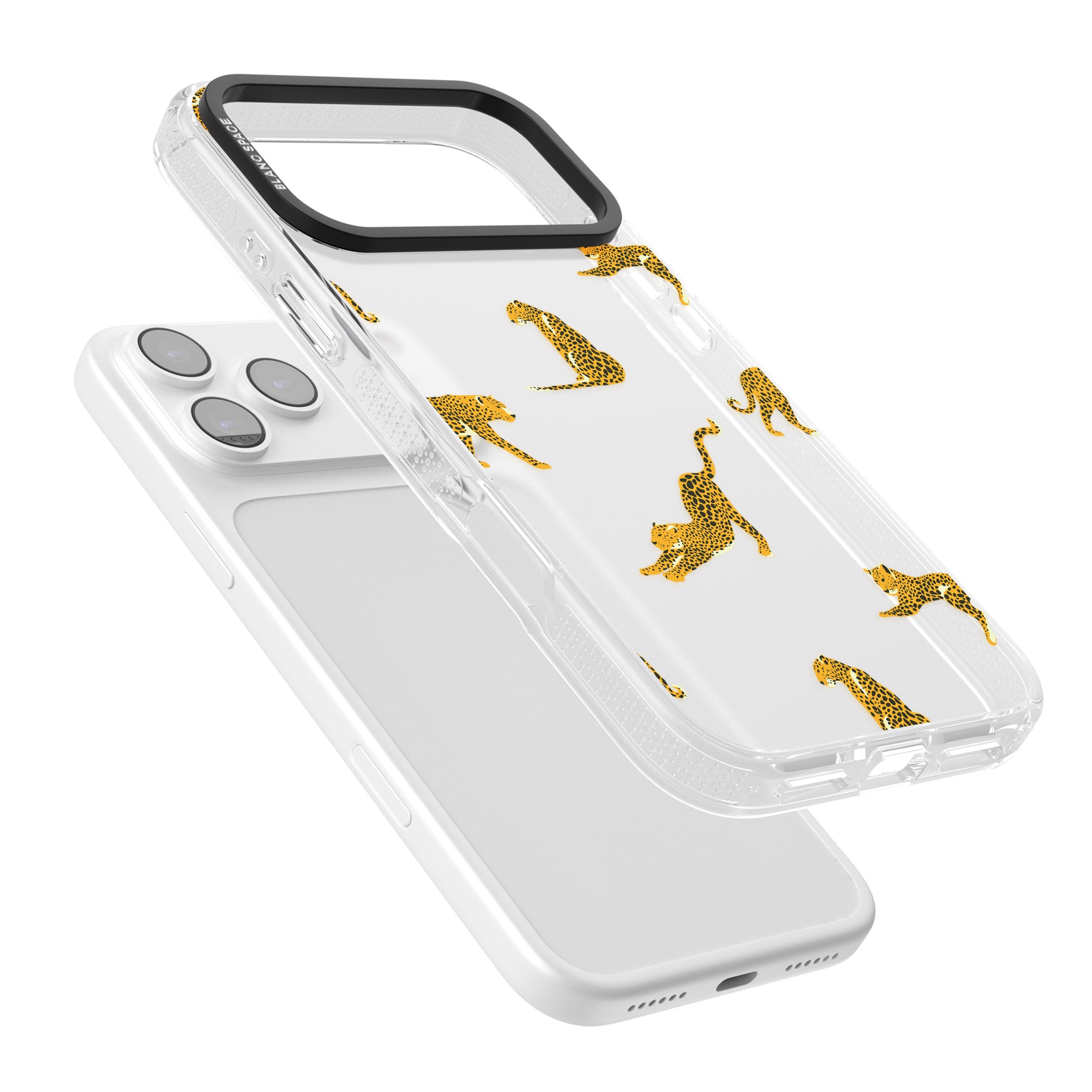 Leopard Spots iPhone 17 Pro Max Impact Air Clear Phone Case Colours