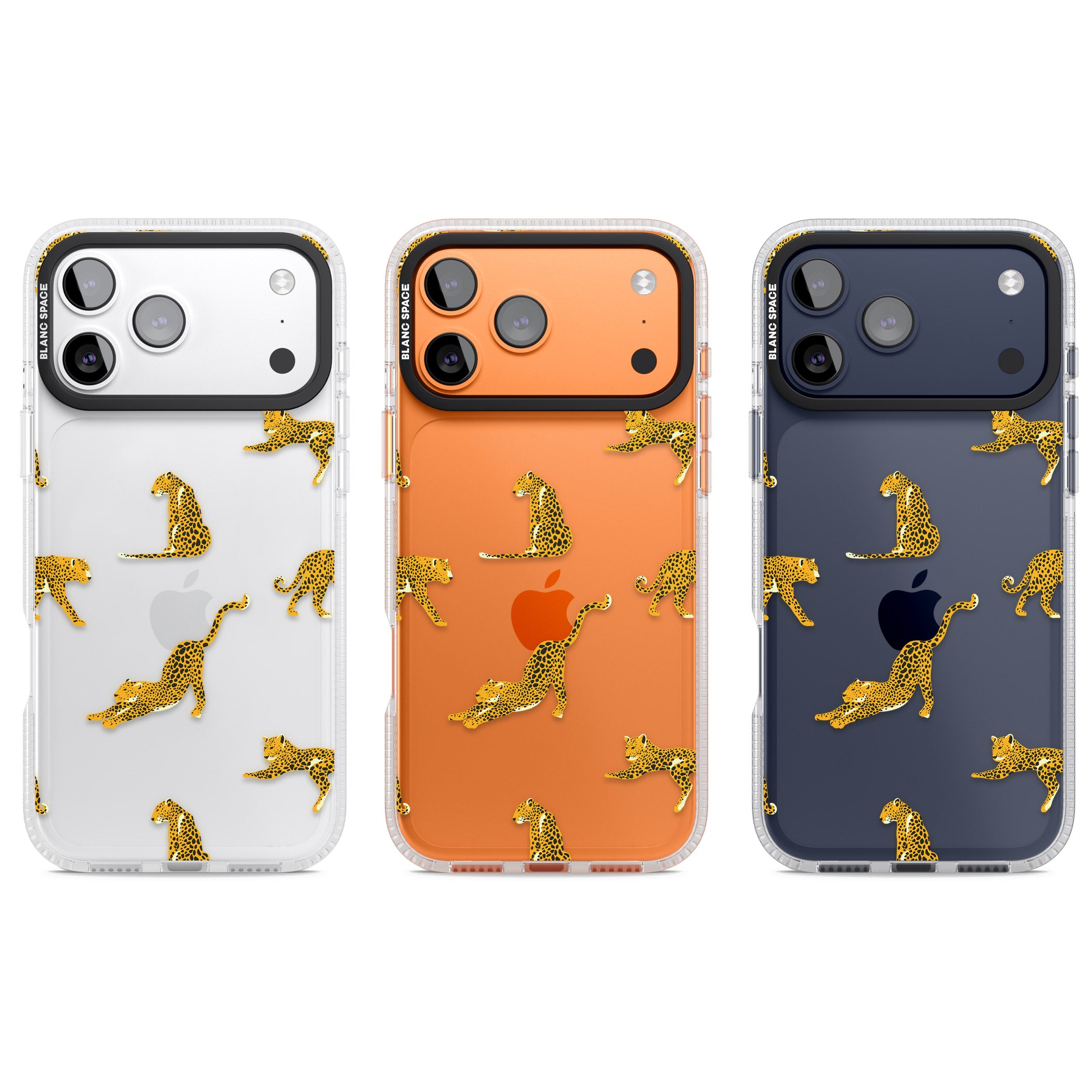 Leopard Spots iPhone 17 Pro Impact Air Clear Phone Case APT Impact Protection