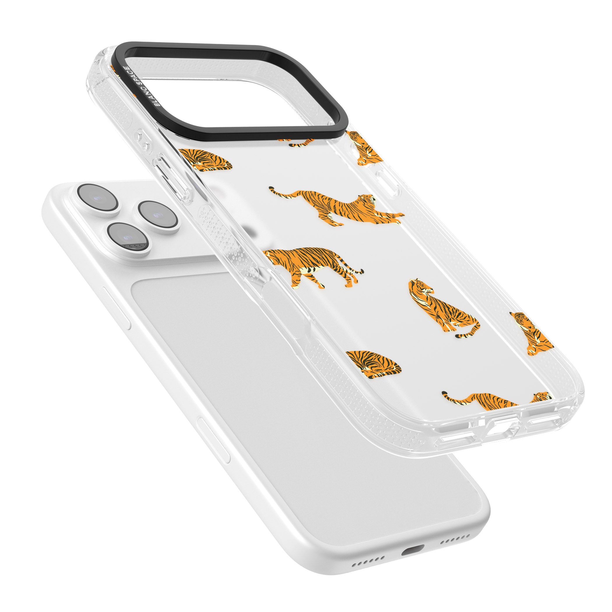 Clear Tiger Jungle iPhone 17 Pro Impact Air Clear Phone Case Colours