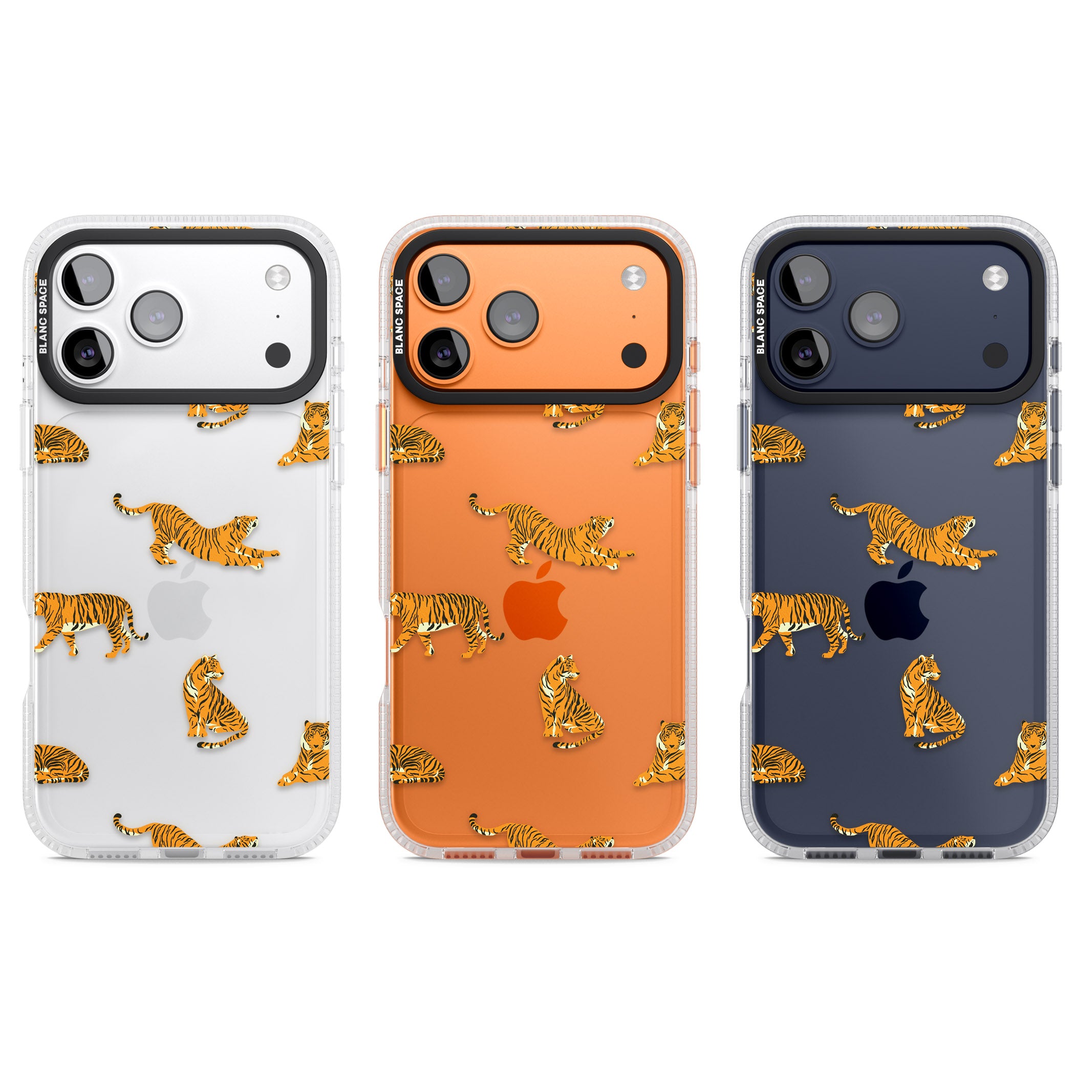 Clear Tiger Jungle iPhone 17 Pro Impact Air Clear Phone Case APT Impact Protection
