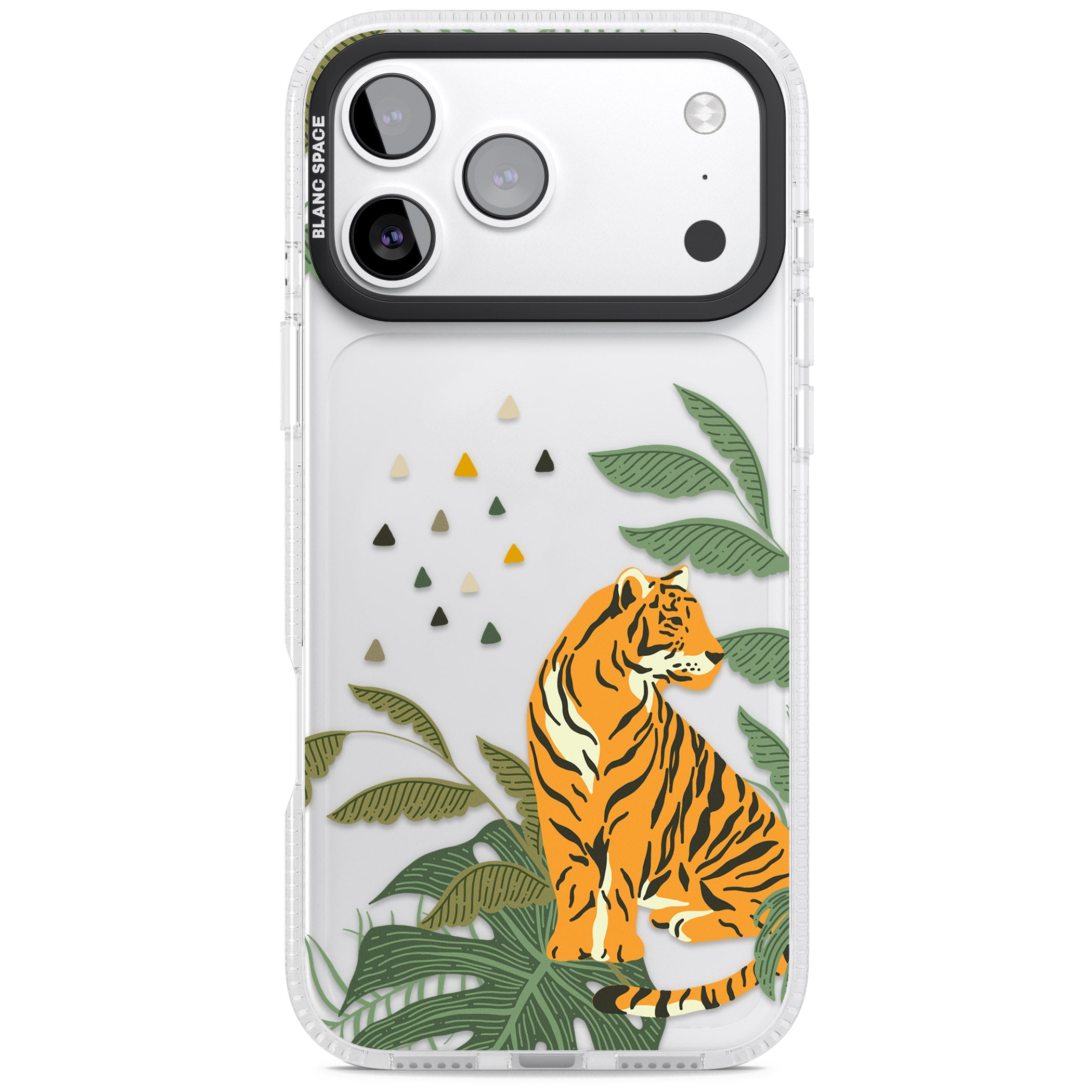 Tiger Jungle iPhone 17 Pro Impact Air Clear Phone Case