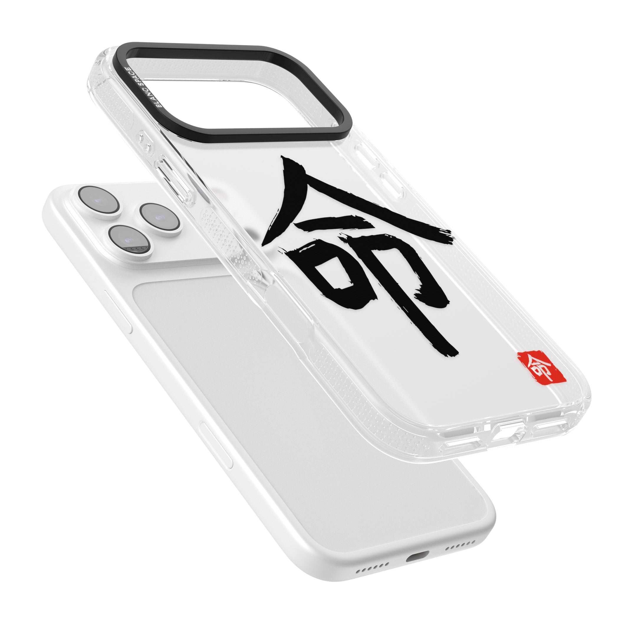 Japanese Kanji Life iPhone 17 Pro Impact Air Clear Phone Case Colours