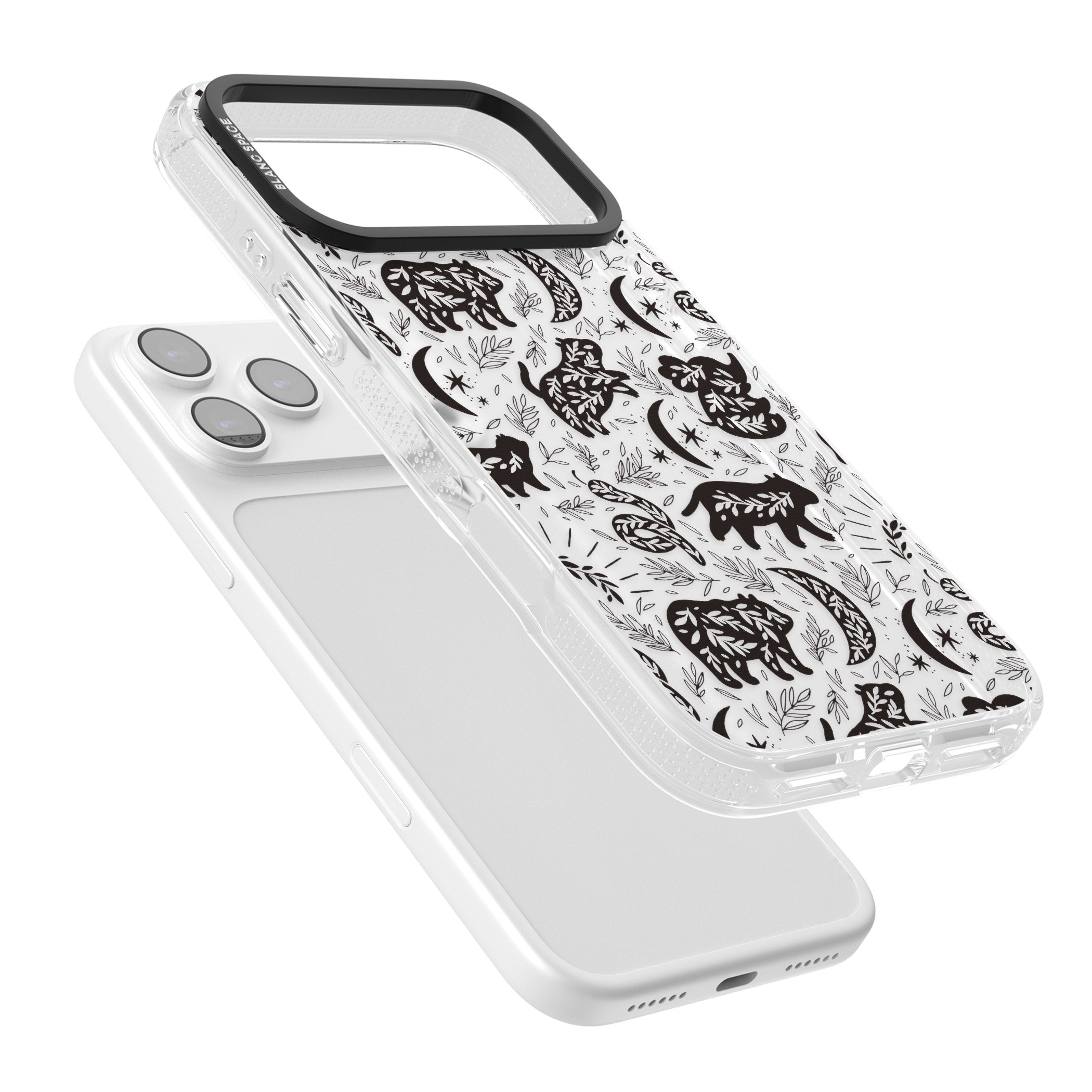 Midnight Forest Animals iPhone 17 Pro Max Impact Air Clear Phone Case Colours