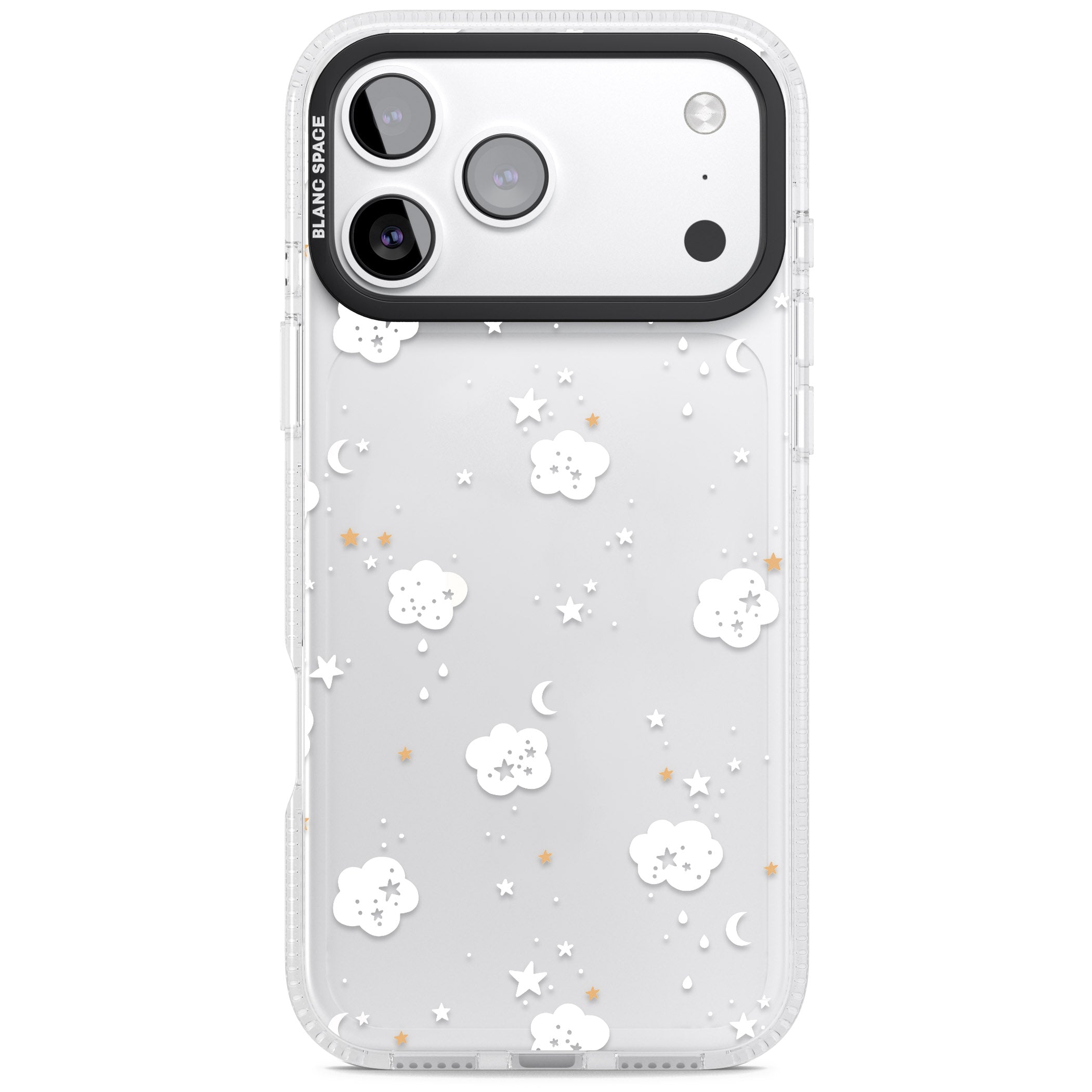 Starry Night Cloud iPhone 17 Pro Max Impact Air Clear Phone Case