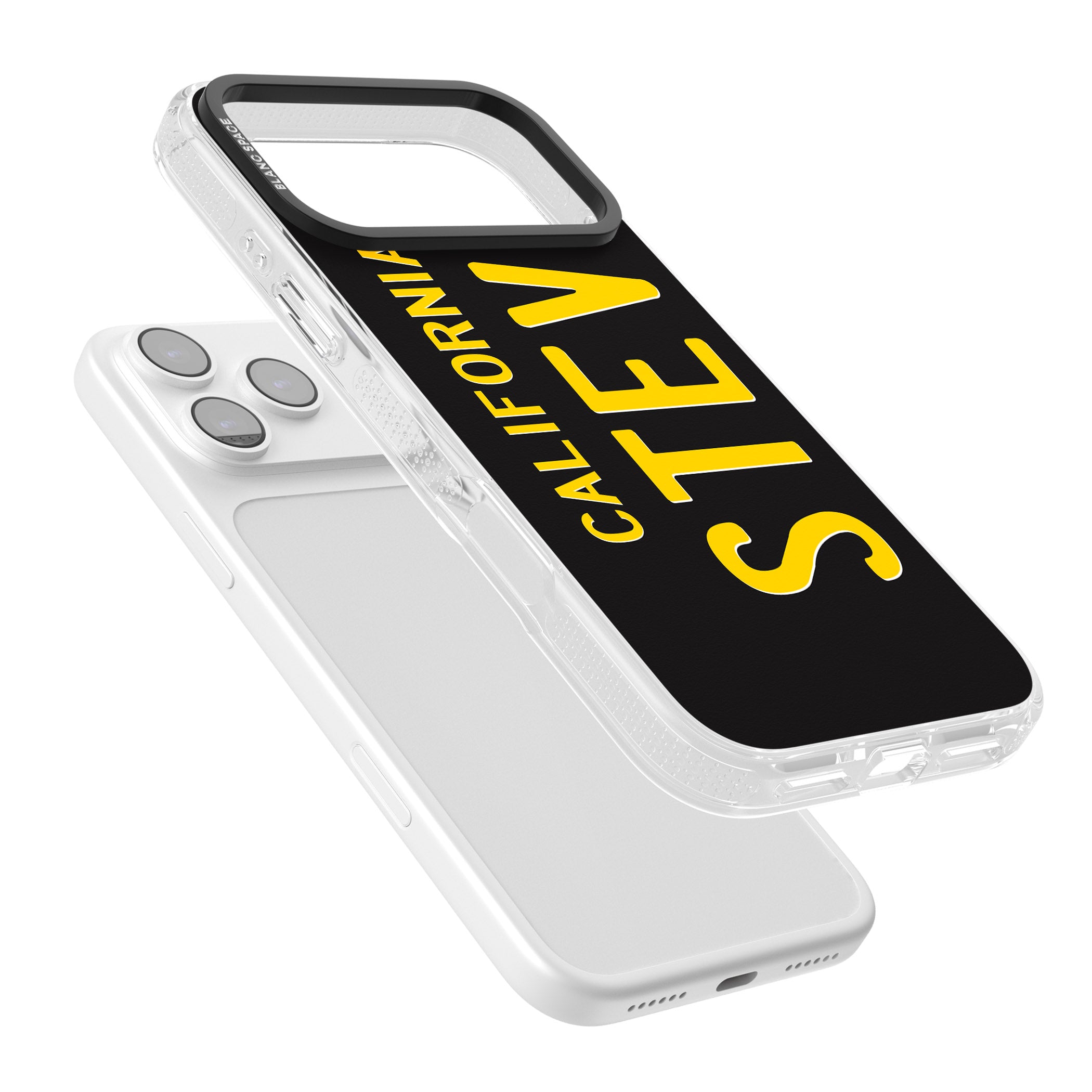 Personalised Vintage California License Plate iPhone 17 Pro Max Impact Air Clear Phone Case Colours