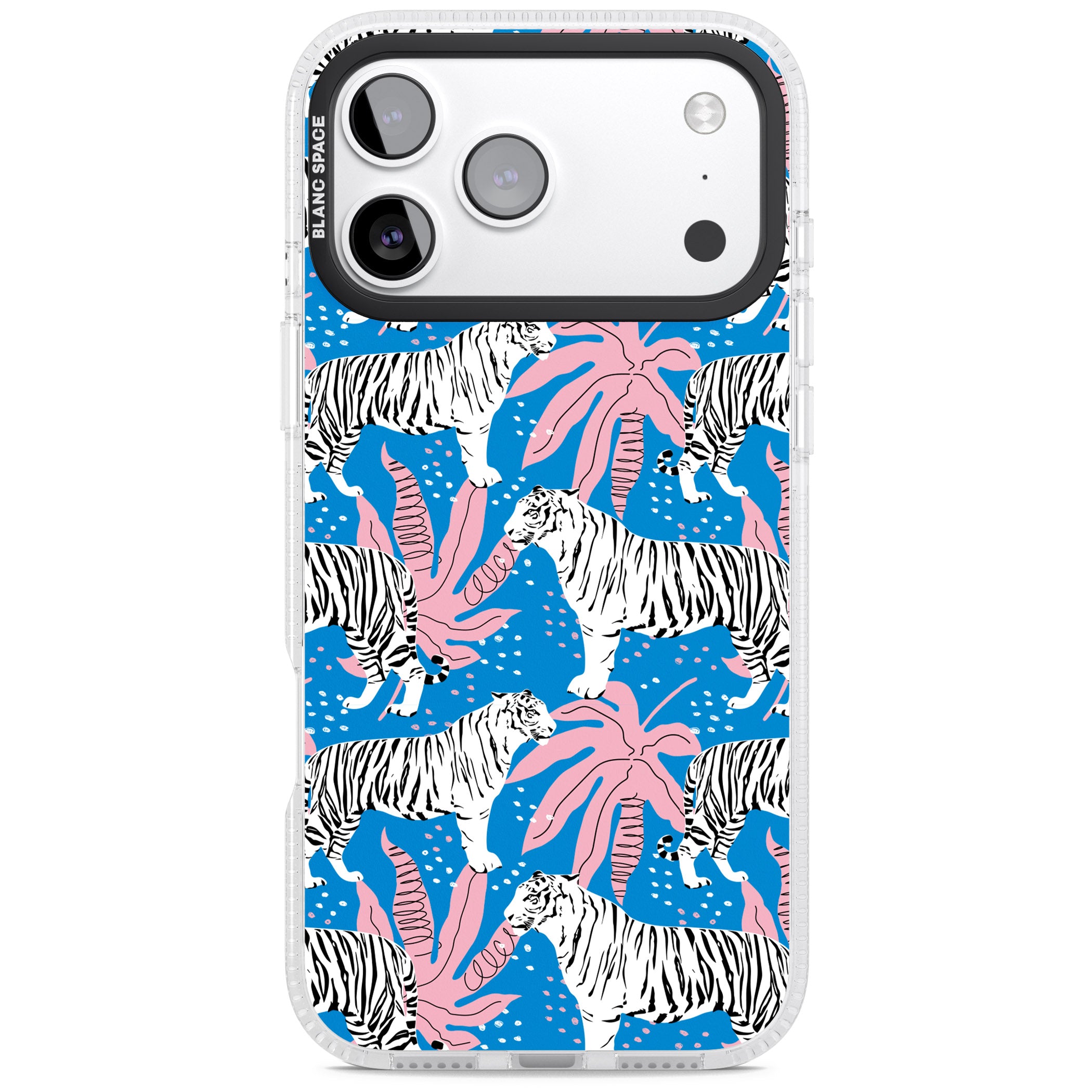 Bengal Blues iPhone 17 Pro Impact Air Clear Phone Case
