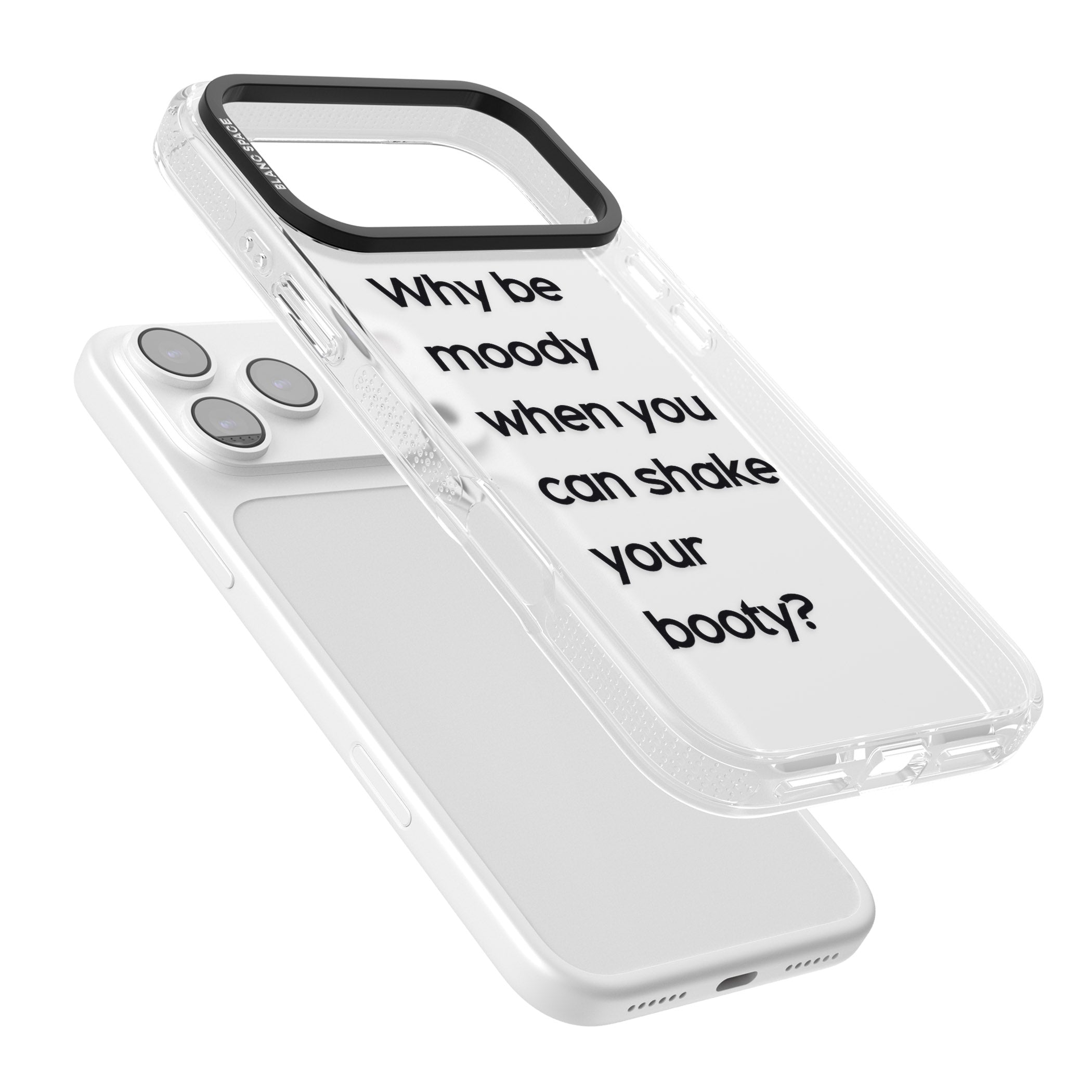 Why Be Moody? iPhone 17 Pro Max Impact Air Clear Phone Case Colours
