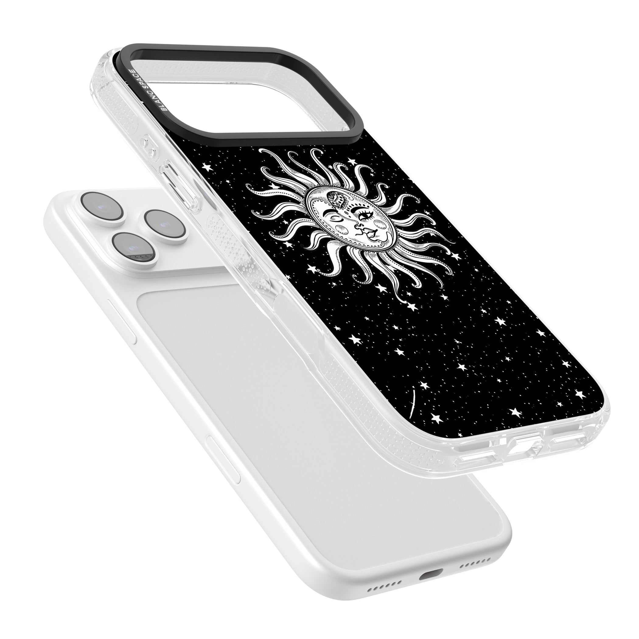 Mystic Sun Moon iPhone 17 Pro Impact Air Clear Phone Case Colours