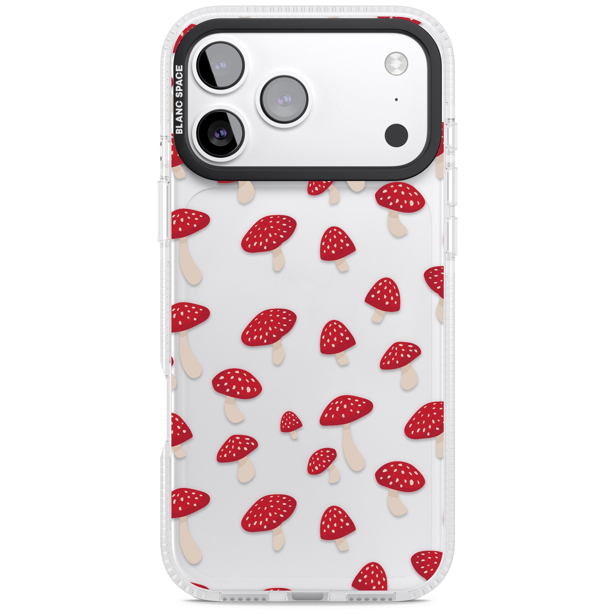 Magical Mushroom Pattern iPhone 17 Pro Max Impact Air Clear Phone Case