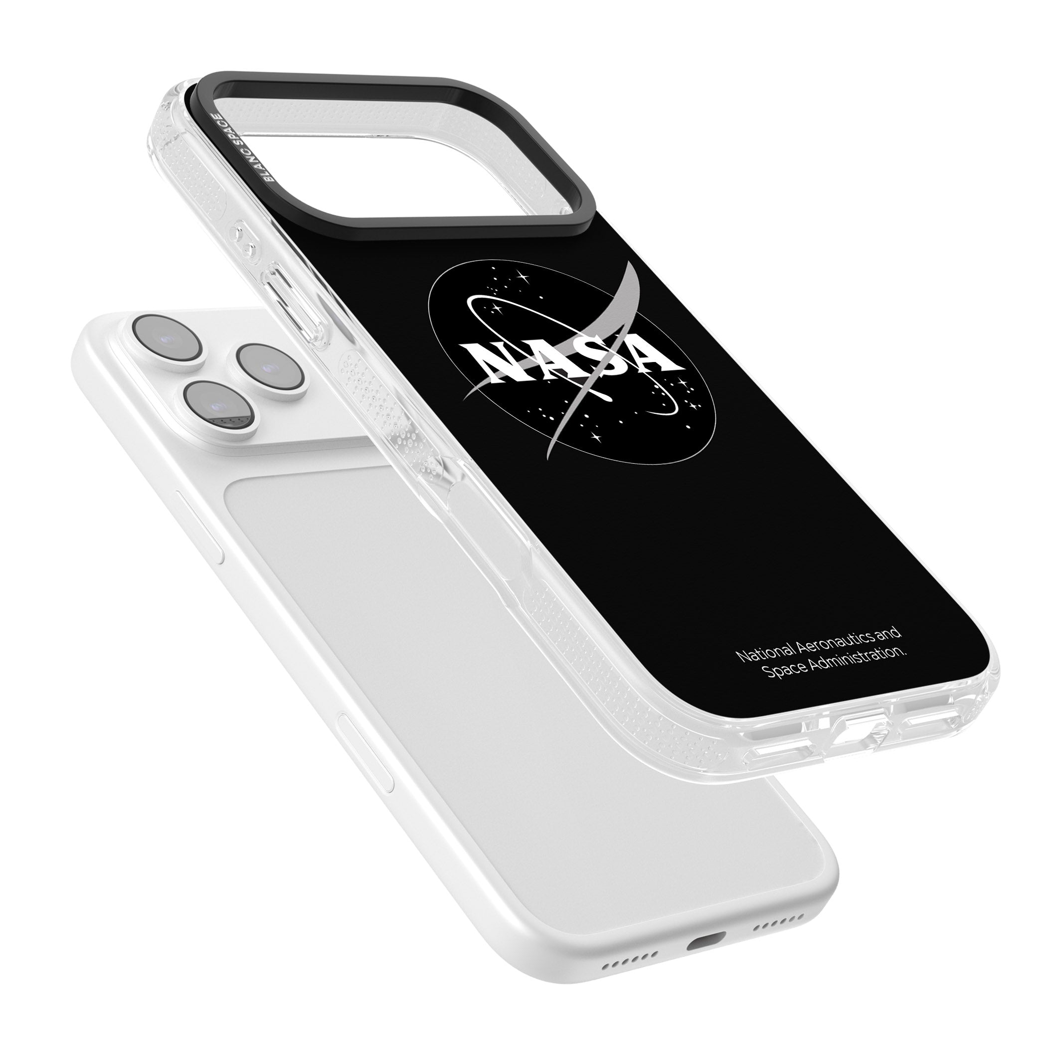 Dark Nasa Meatball iPhone 17 Pro Impact Air Clear Phone Case Colours