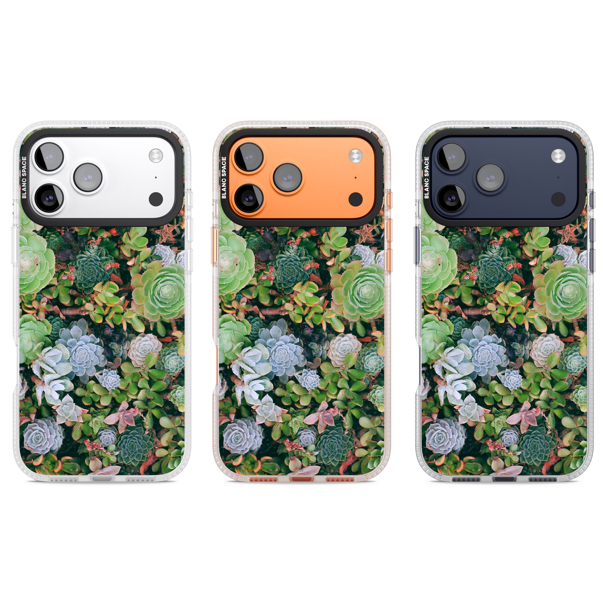 Succulent Garden iPhone 17 Pro Impact Air Clear Phone Case APT Impact Protection