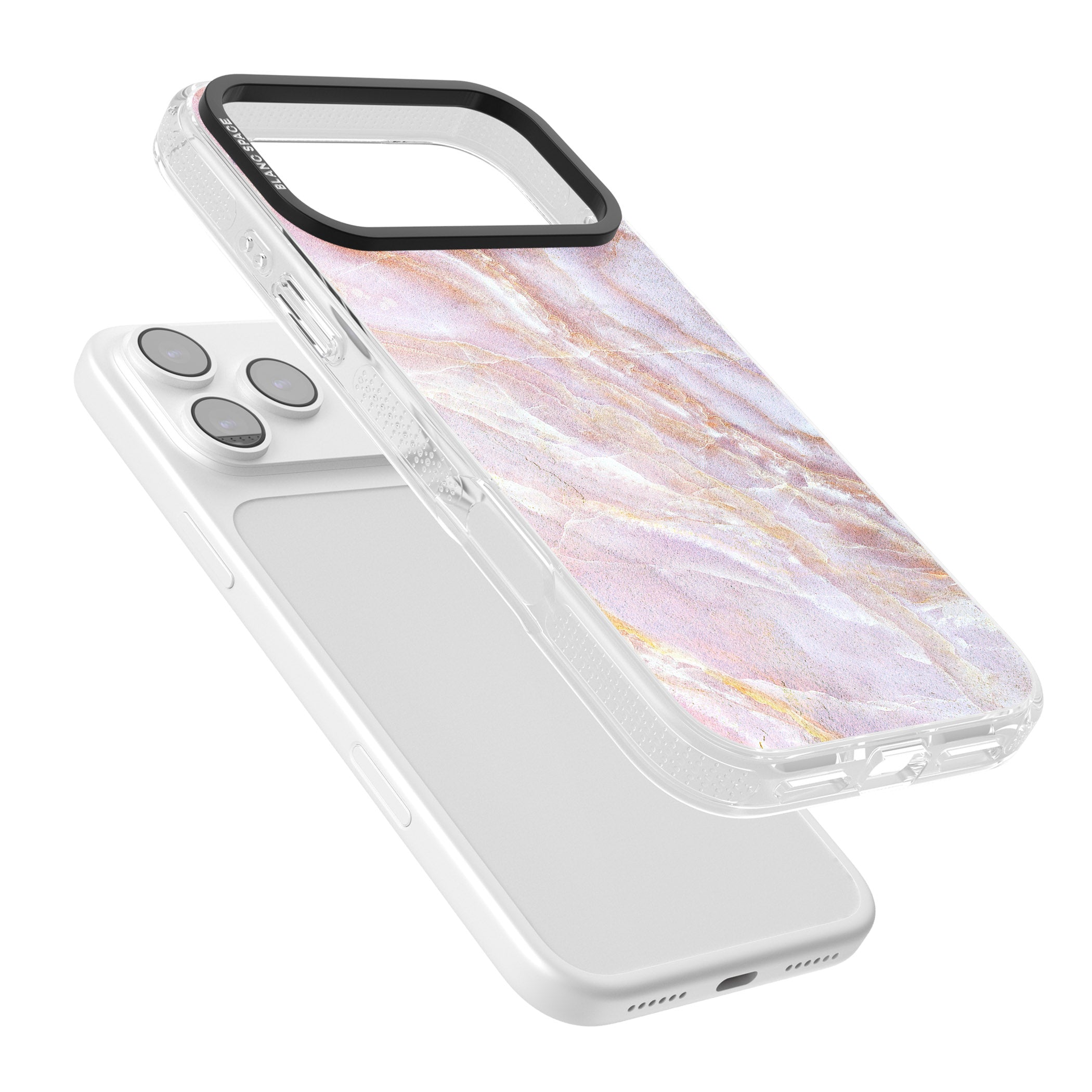 Soft Onyx Blush iPhone 17 Pro Impact Air Clear Phone Case Colours