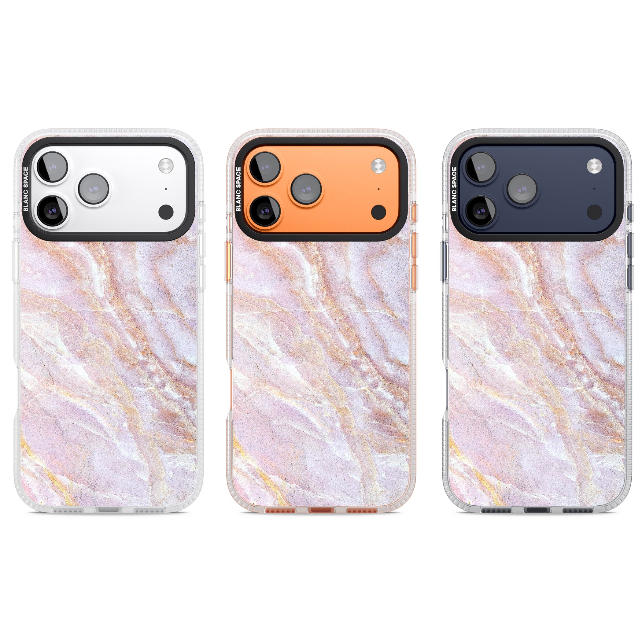 Soft Onyx Blush iPhone 17 Pro Impact Air Clear Phone Case APT Impact Protection