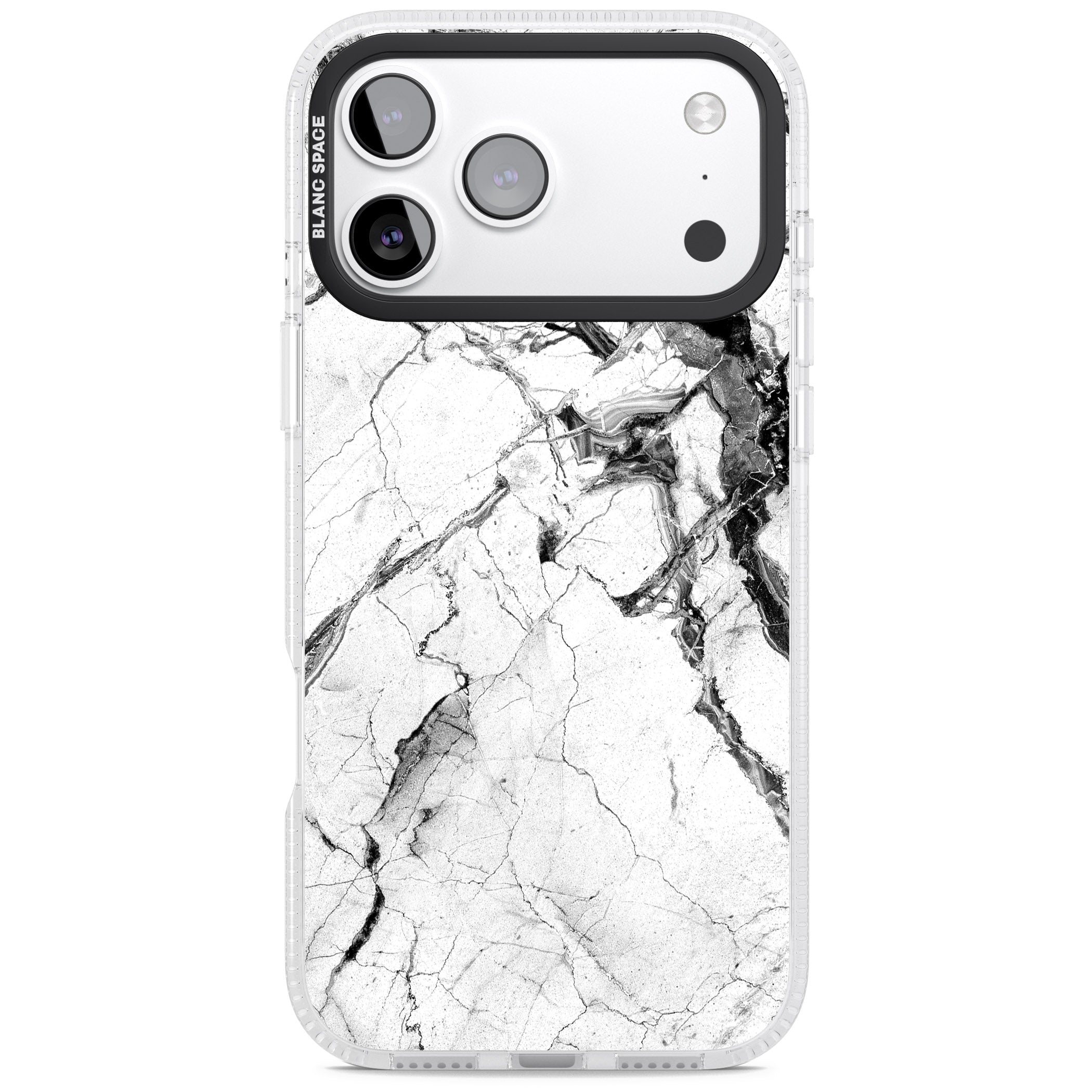 Storm Marble iPhone 17 Pro Impact Air Clear Phone Case