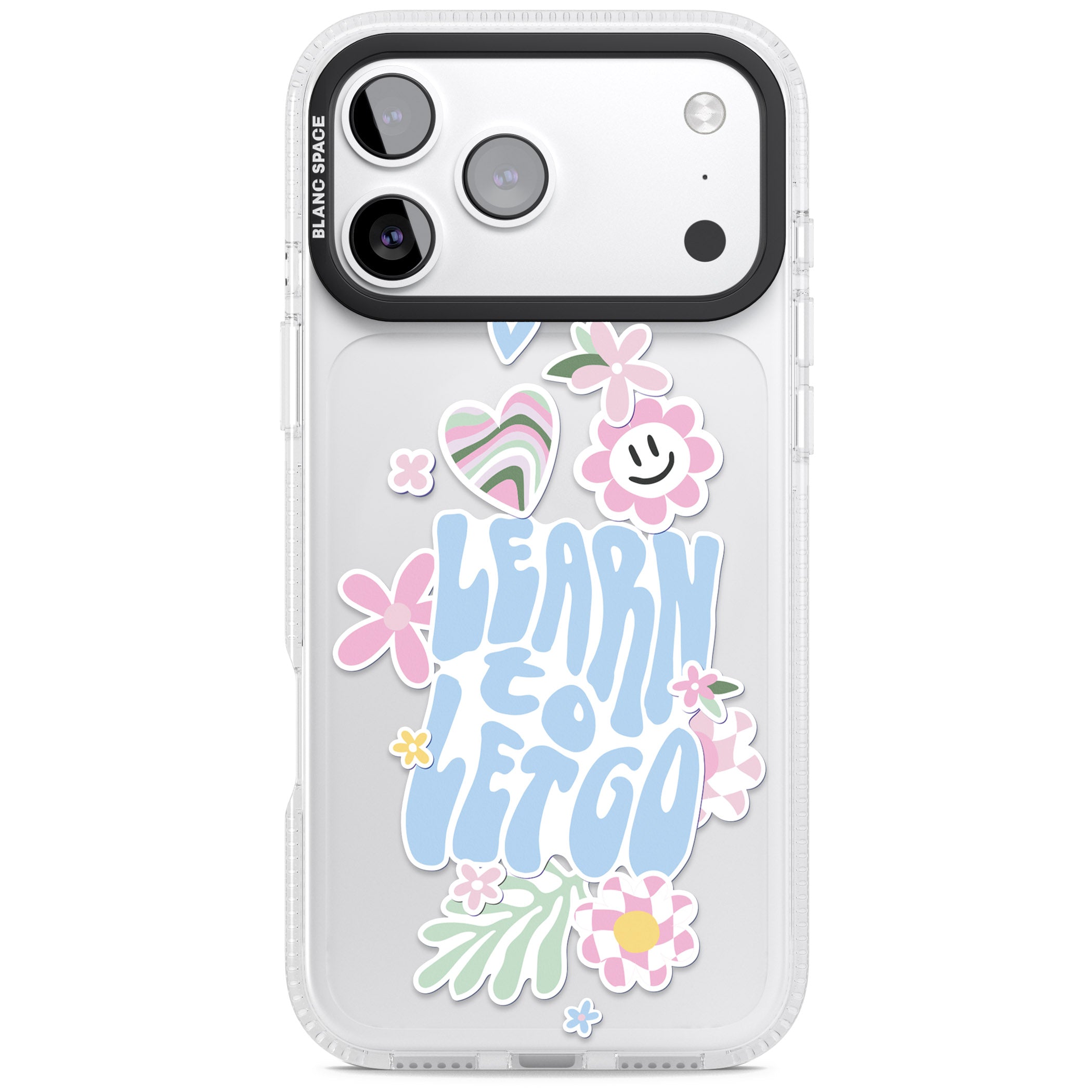 Learn To Let Go iPhone 17 Pro Max Impact Air Clear Phone Case