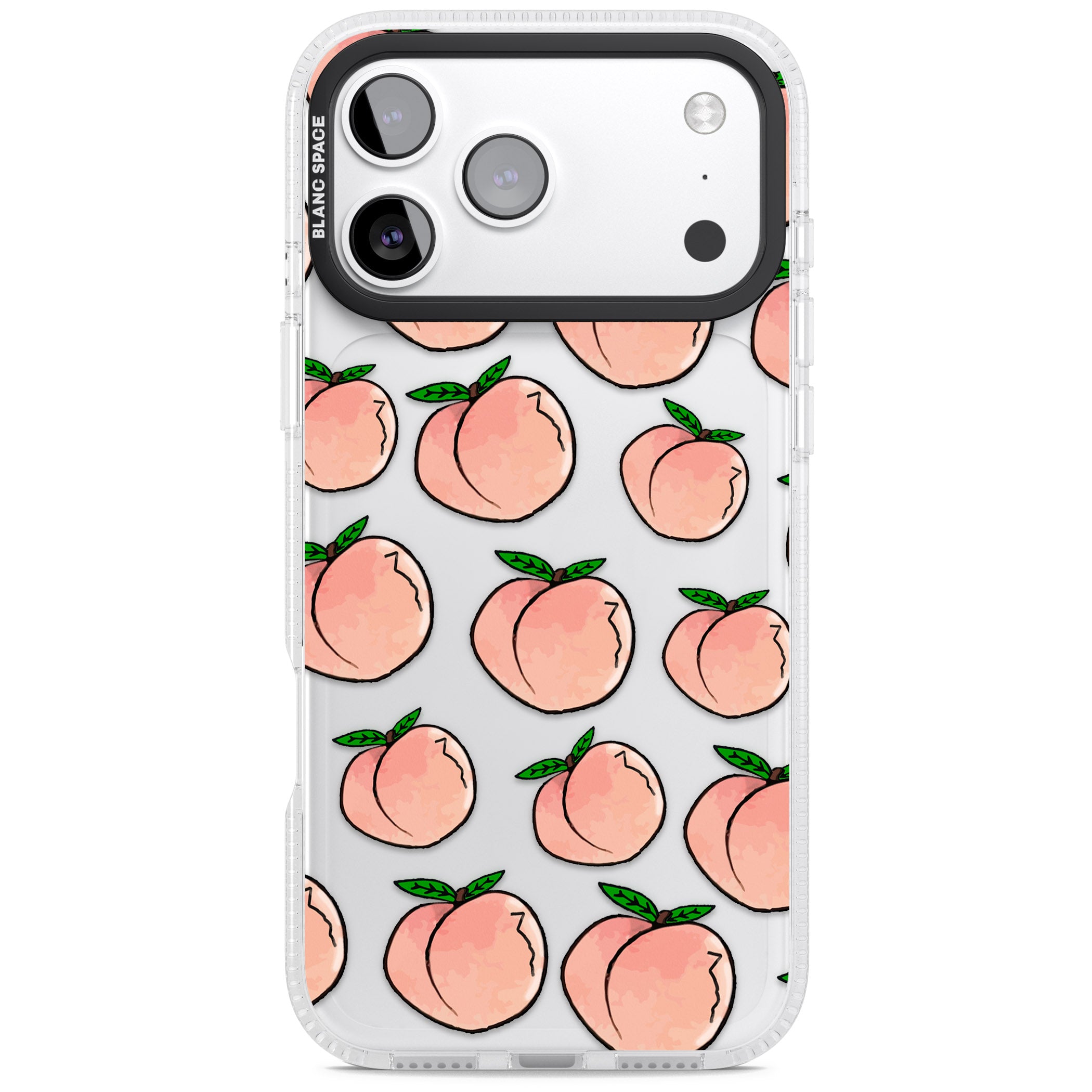 Peachy Picnic iPhone 17 Pro Max Impact Air Clear Phone Case