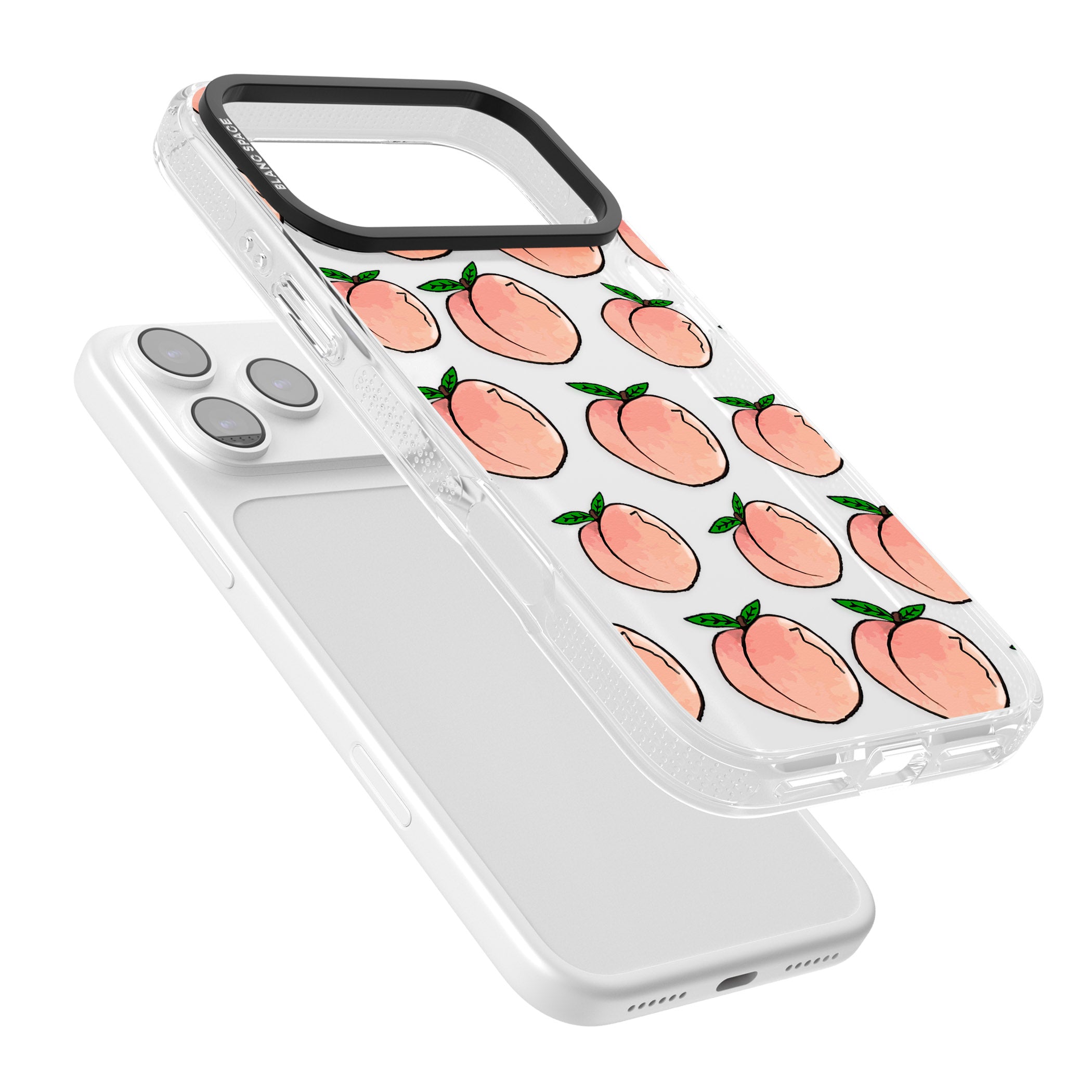 Peachy Picnic iPhone 17 Pro Max Impact Air Clear Phone Case Colours