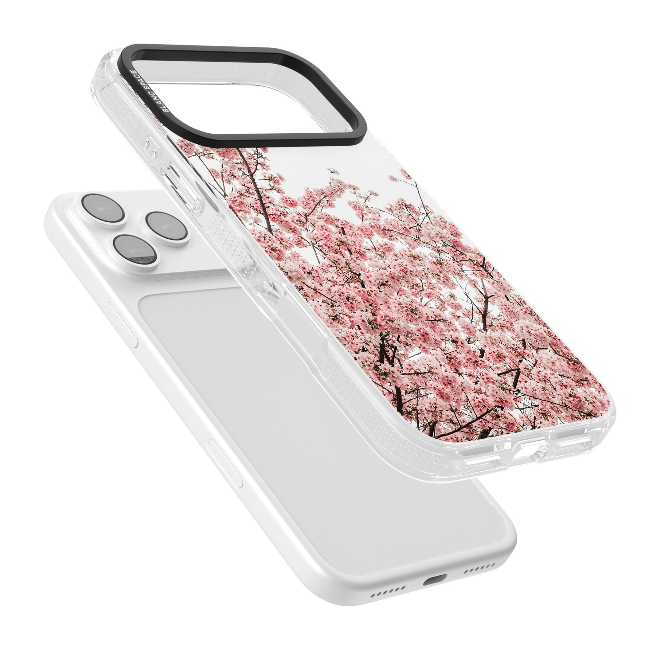 Cherry Blossom Bloom iPhone 17 Pro Max Impact Air Clear Phone Case Colours