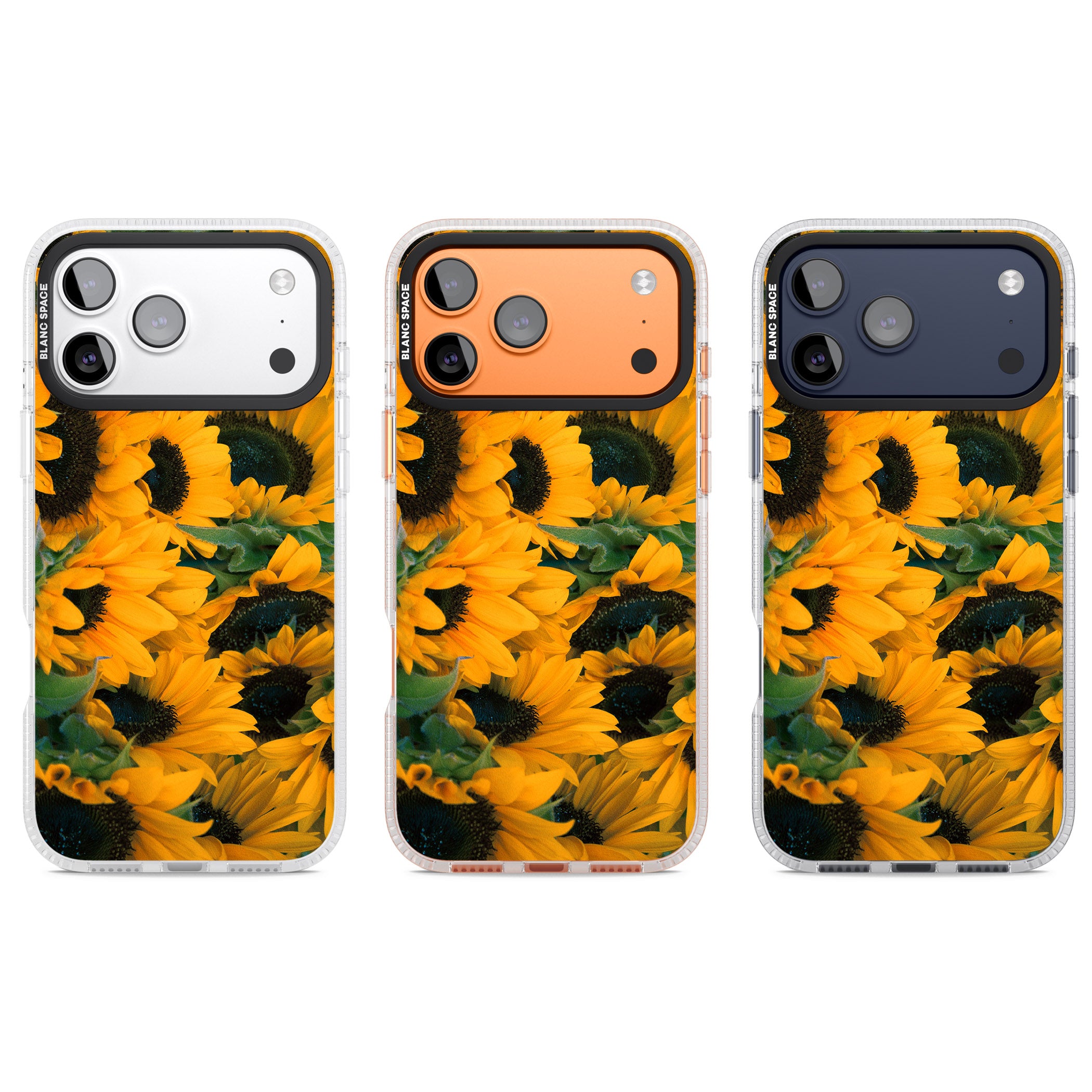 Sunflowers iPhone 17 Pro Impact Air Clear Phone Case APT Impact Protection
