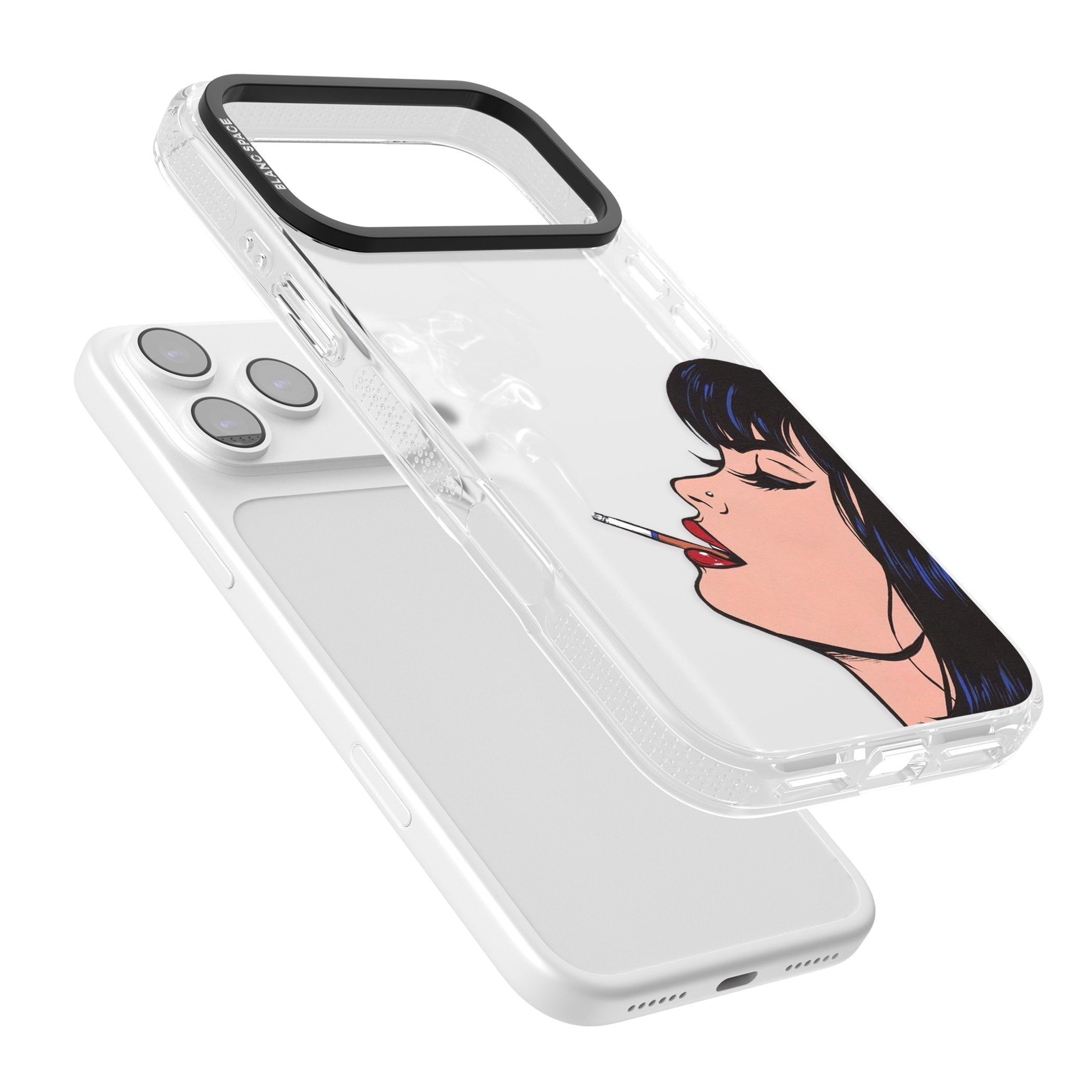 Stress Relief Pop Art iPhone 17 Pro Impact Air Clear Phone Case Colours