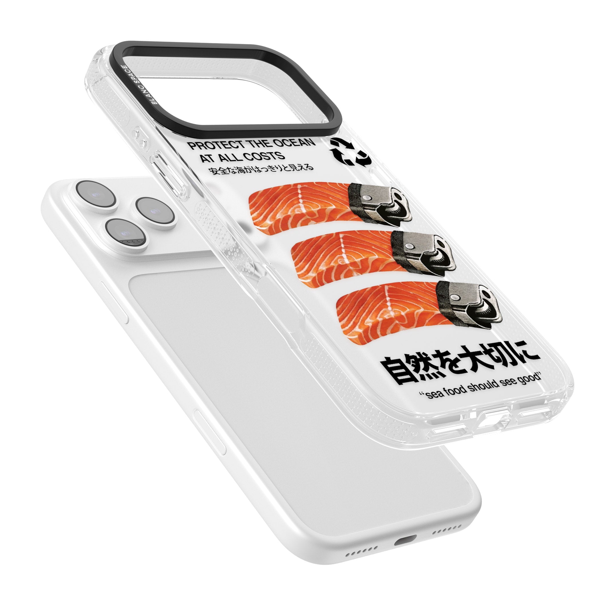 Protect The Ocean iPhone 17 Pro Max Impact Air Clear Phone Case Colours