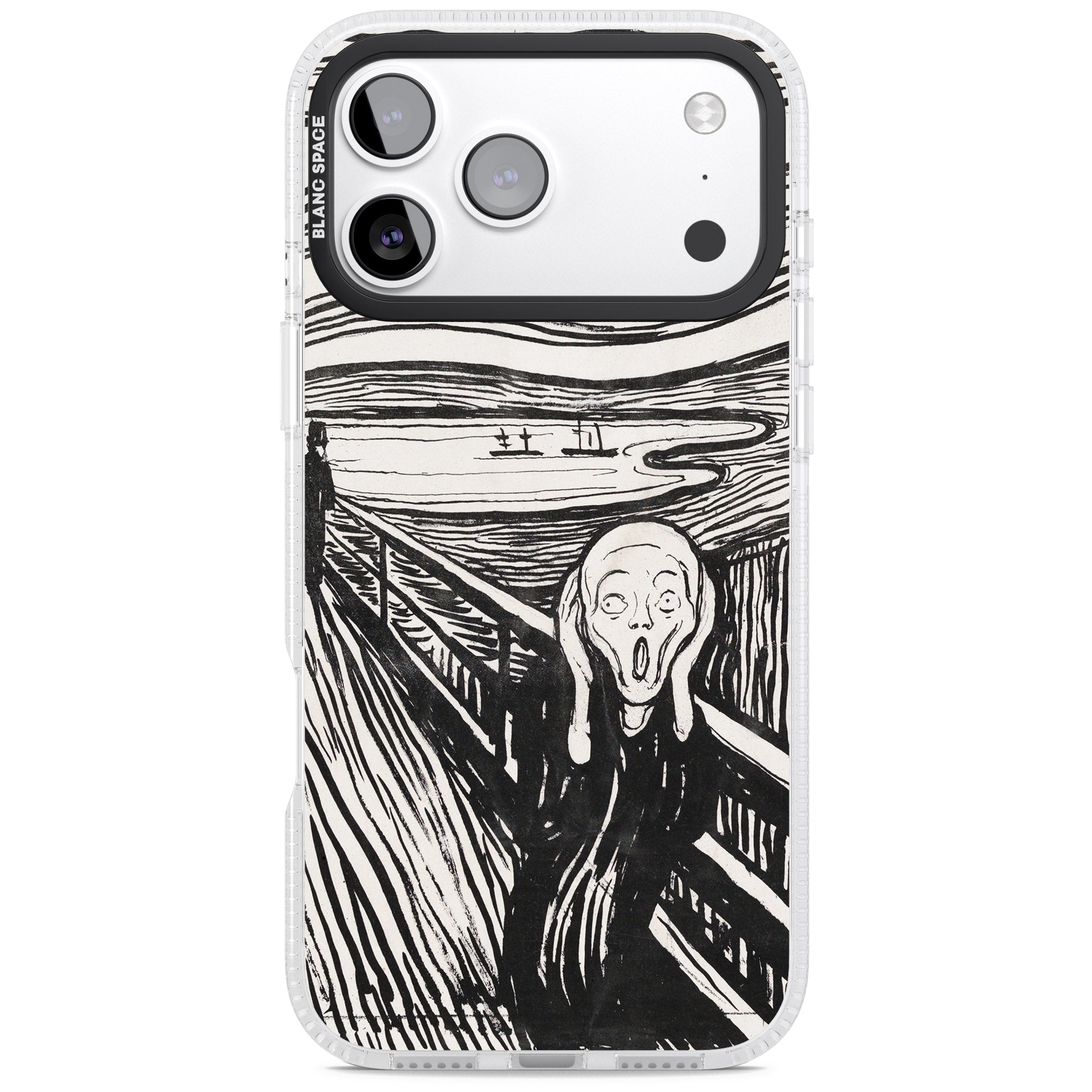 The Scream iPhone 17 Pro Max Impact Air Clear Phone Case