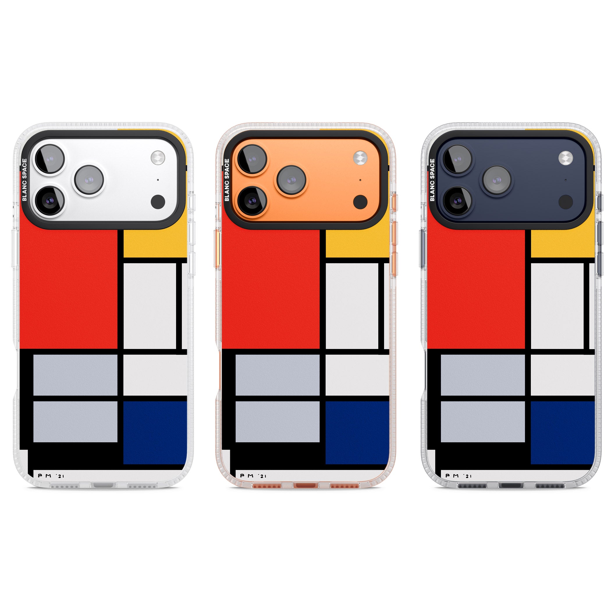 Piet Mondrian'S Composition iPhone 17 Pro Impact Air Clear Phone Case APT Impact Protection