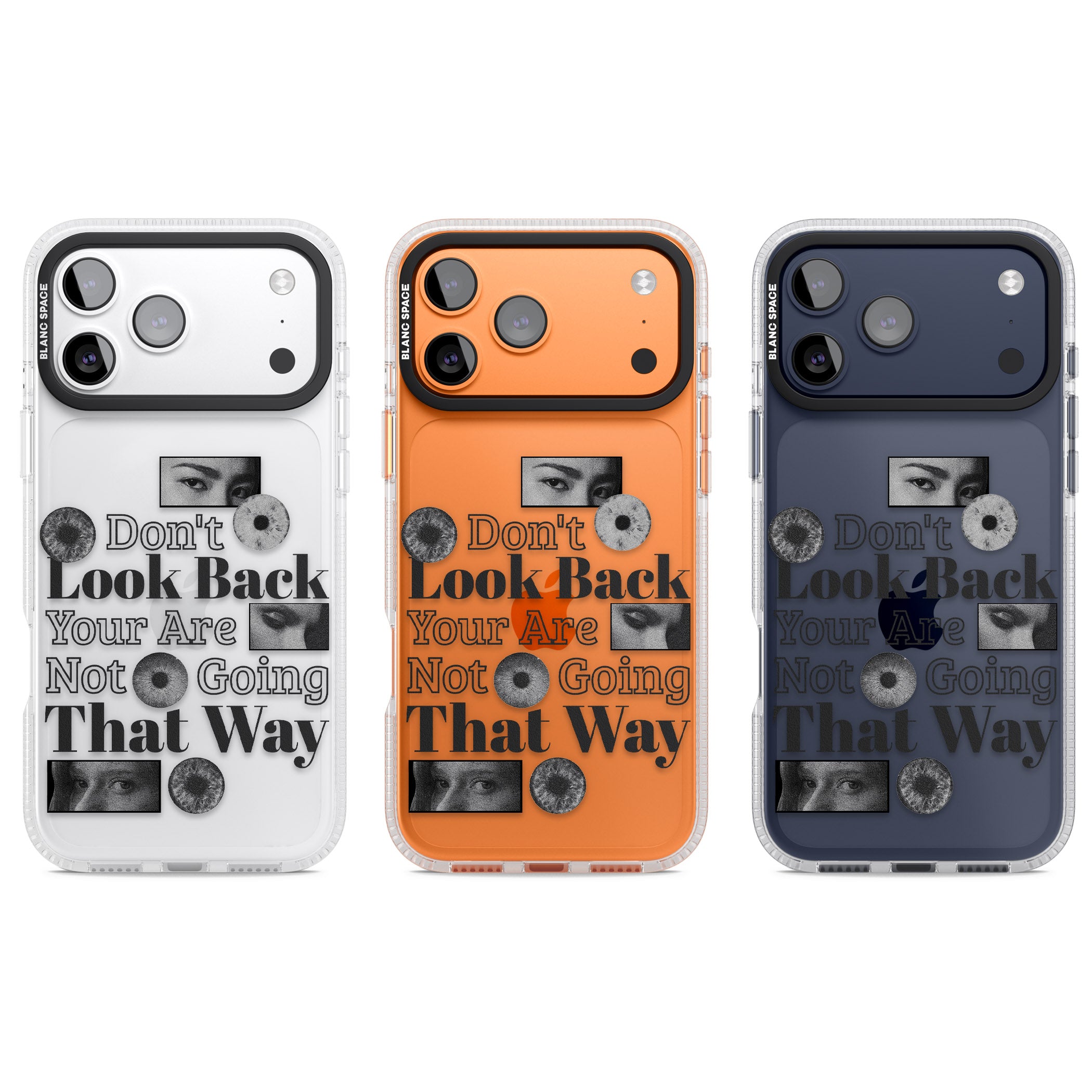 Dont Look Back iPhone 17 Pro Impact Air Clear Phone Case APT Impact Protection